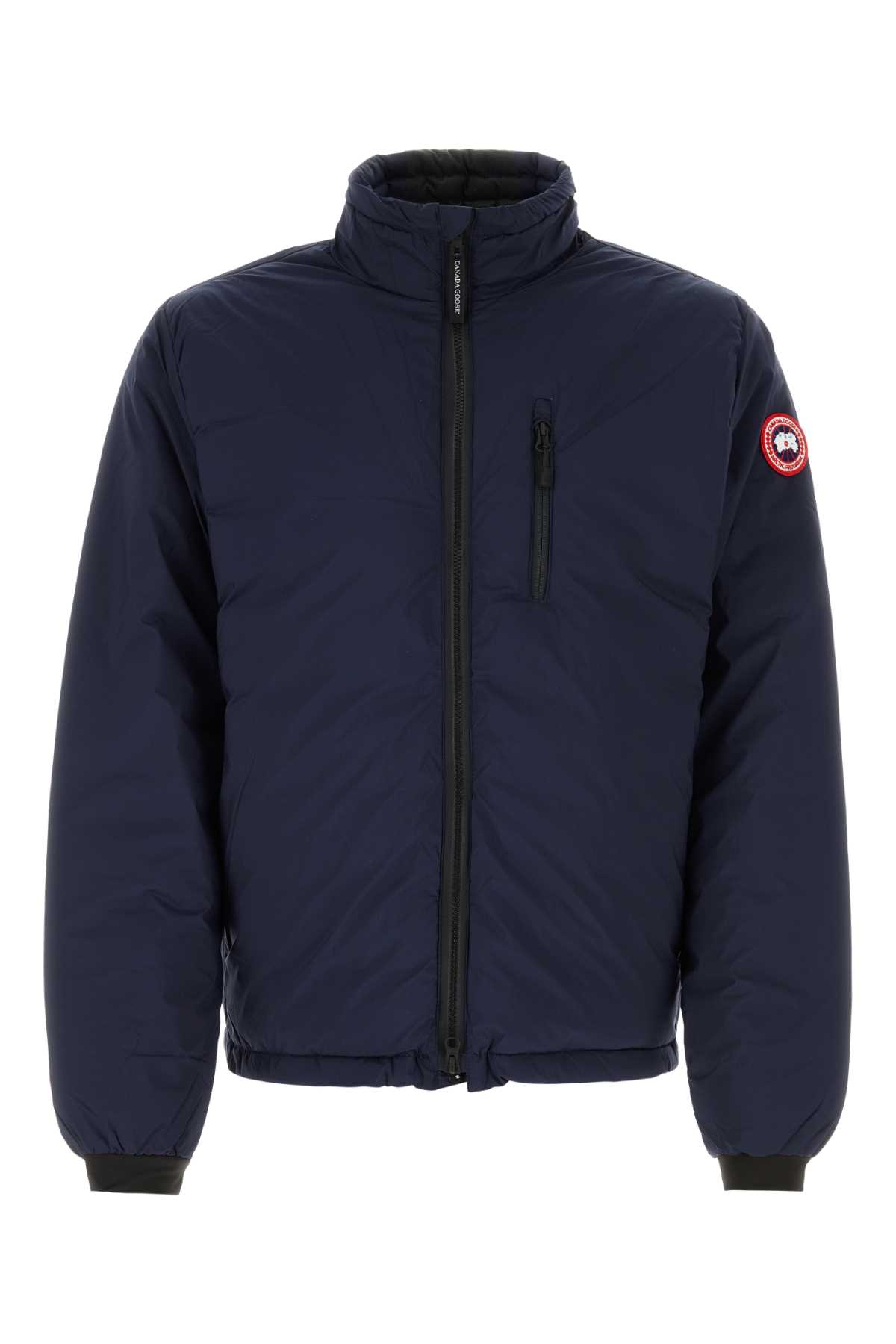 Shop Canada Goose Midnight Blue Lodge Down Jacket In 63