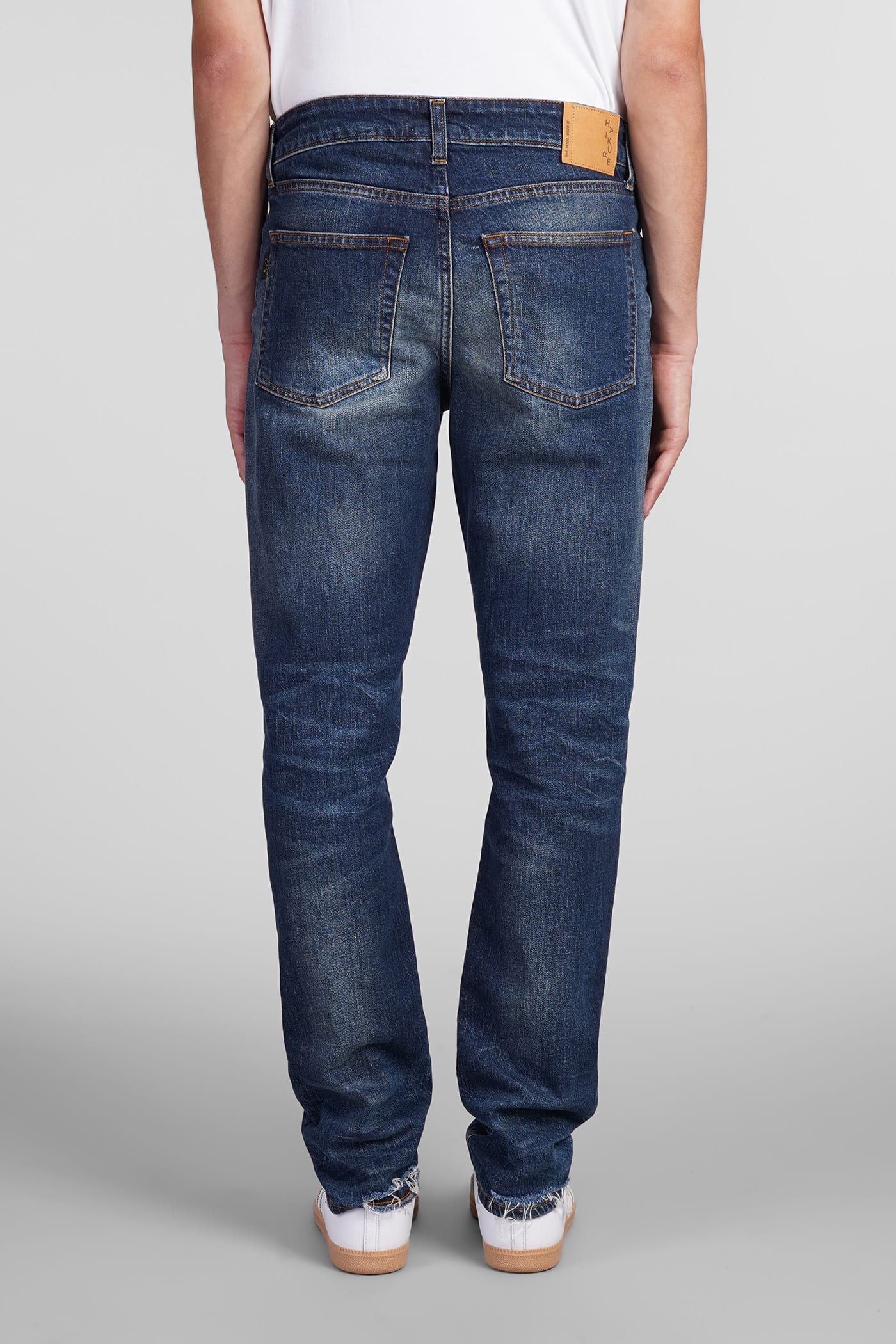 Shop Haikure Cleveland Jeans In Blue Cotton