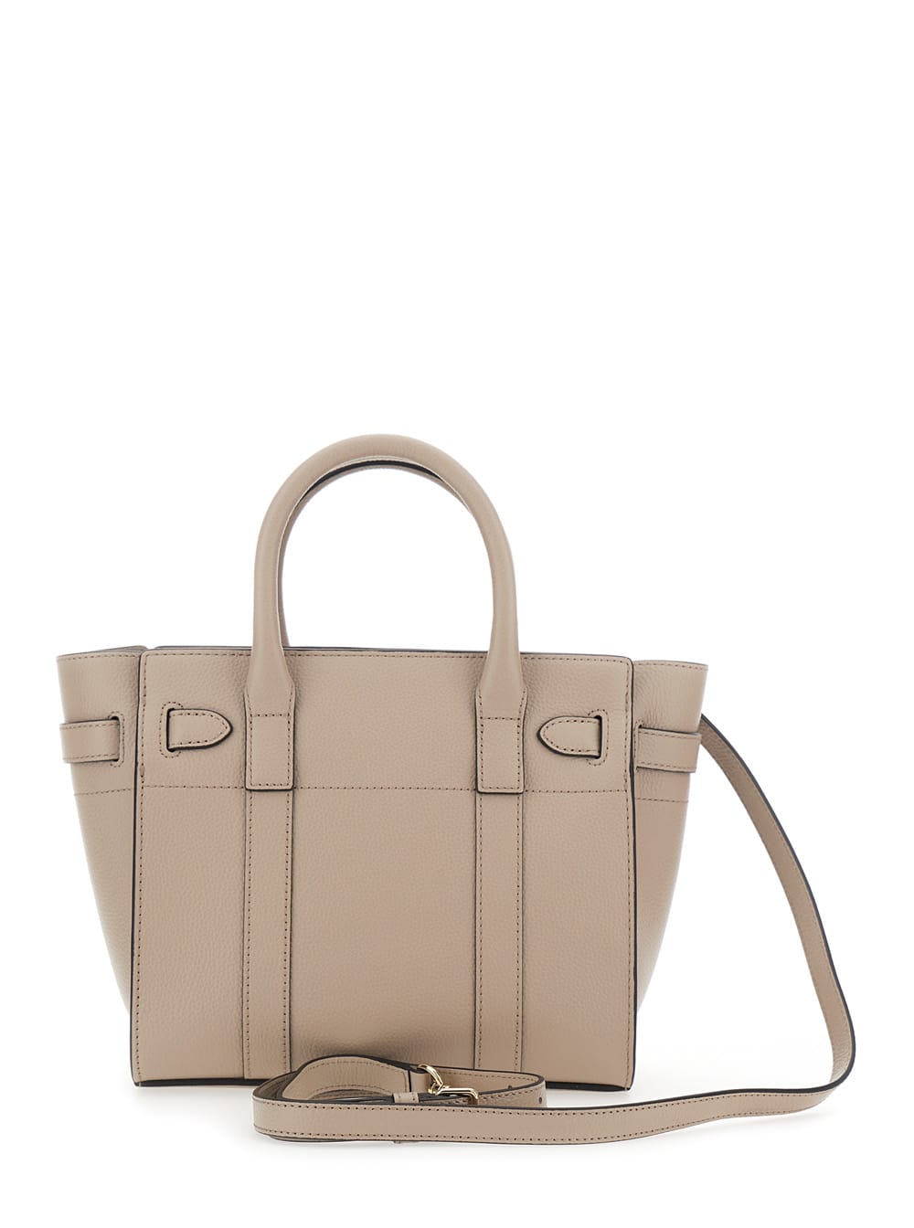 Mulberry Mini Zipped Bayswater Small Classic Grai In Neutral