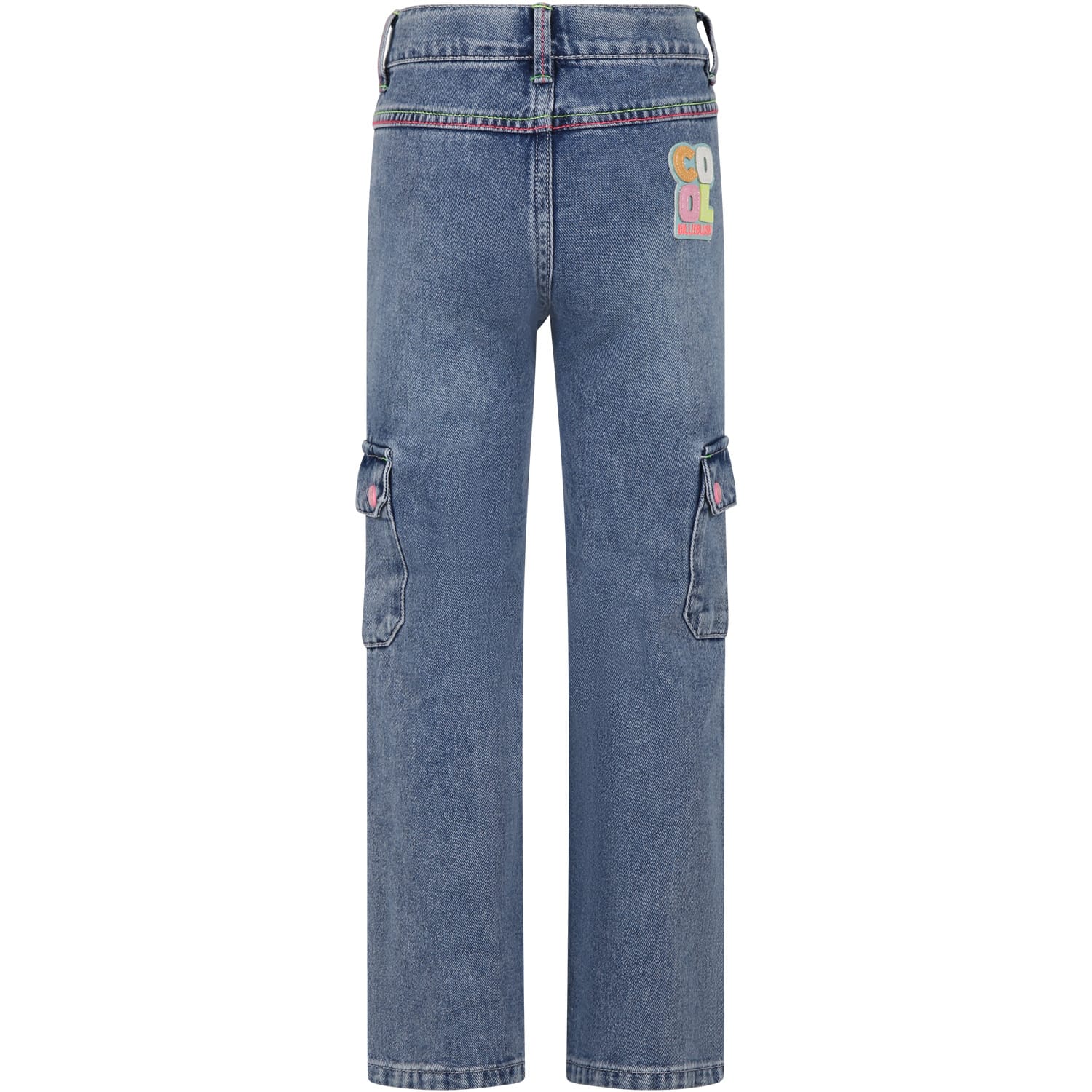 Shop Billieblush Denim Jeans For Girl With Logo