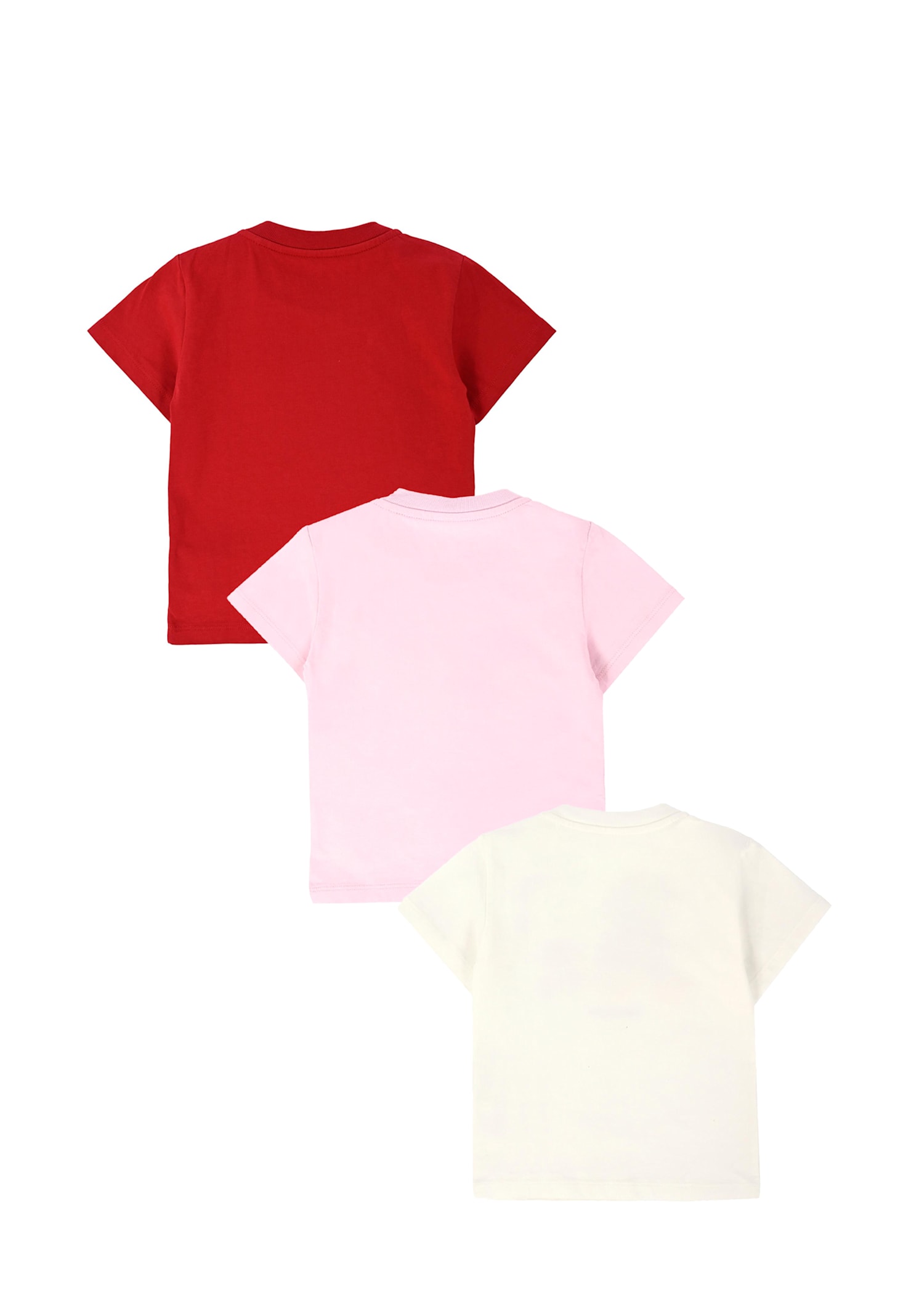 Palm Angels Multicolor T-shirt For Baby Girl With Bear In Multi