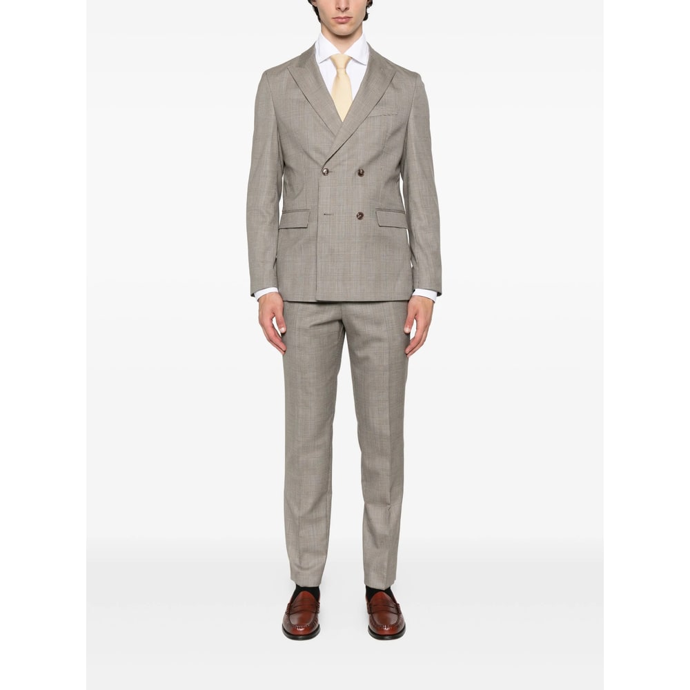 Barba Napoli Barba Long Sleeve Shirt With Semi-rigid Collar And Buttons In White