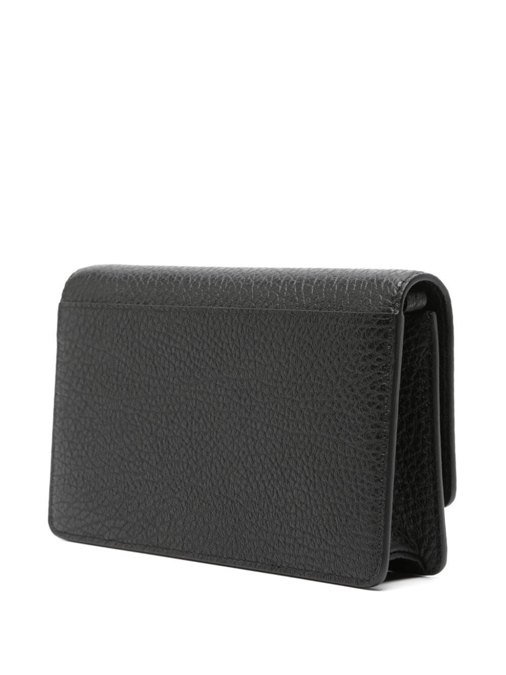 Shop Maison Margiela Wallet On Chain Medium In Black.