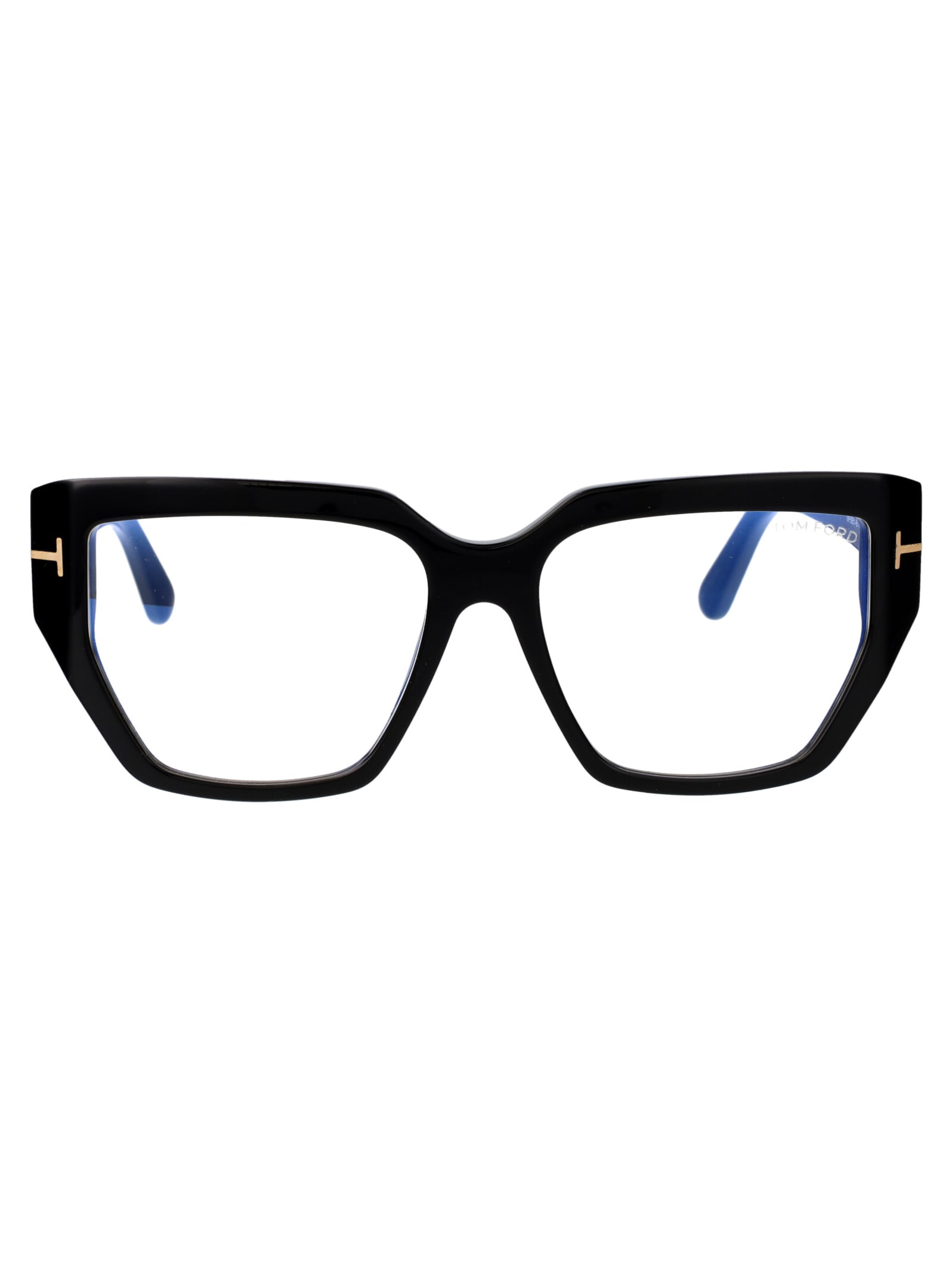 Shop Tom Ford Ft5951-b Glasses In 001 Nero Lucido