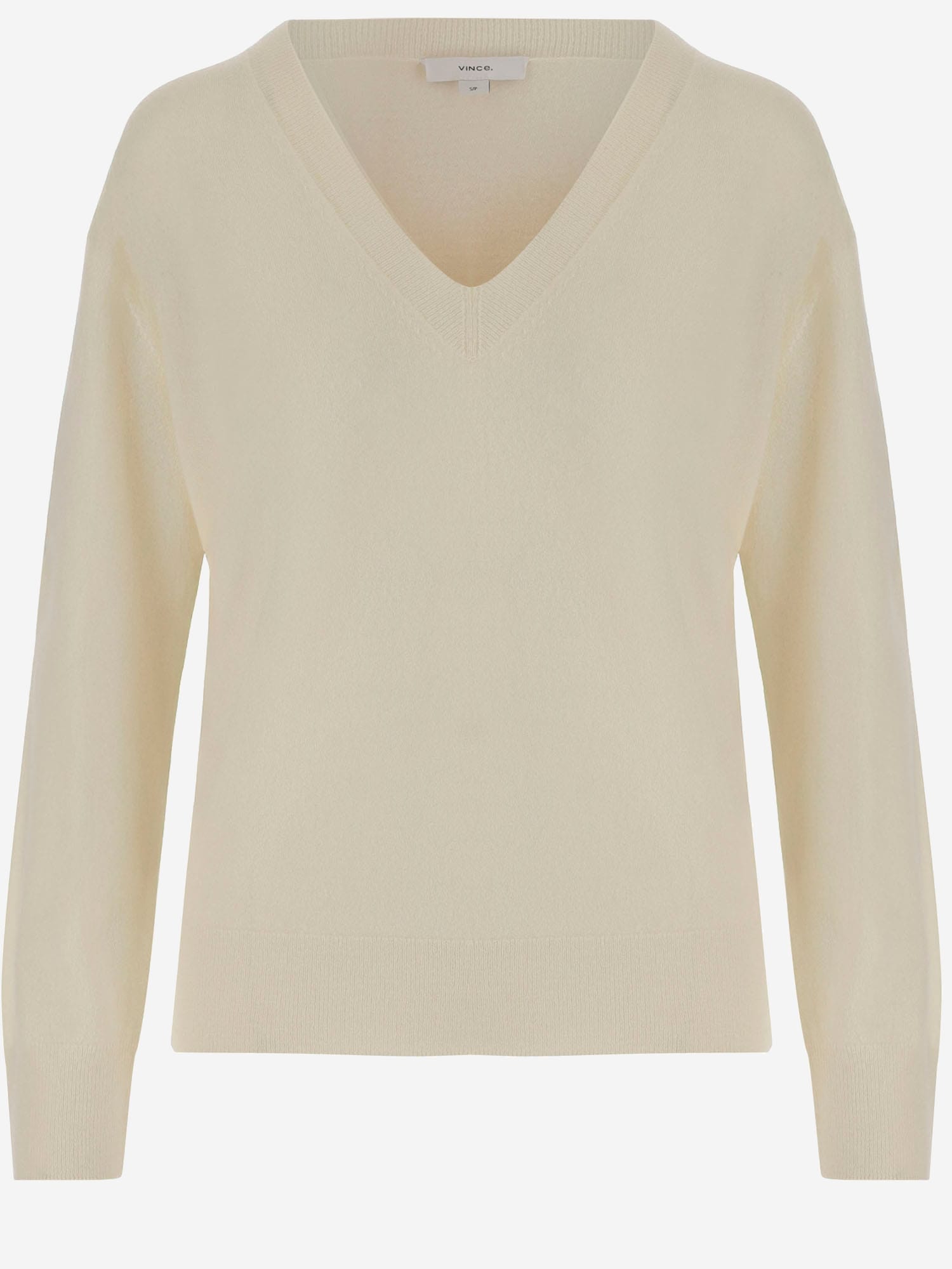 Shop Vince Cashmere And Silk Sweater In Giallo Chiaro