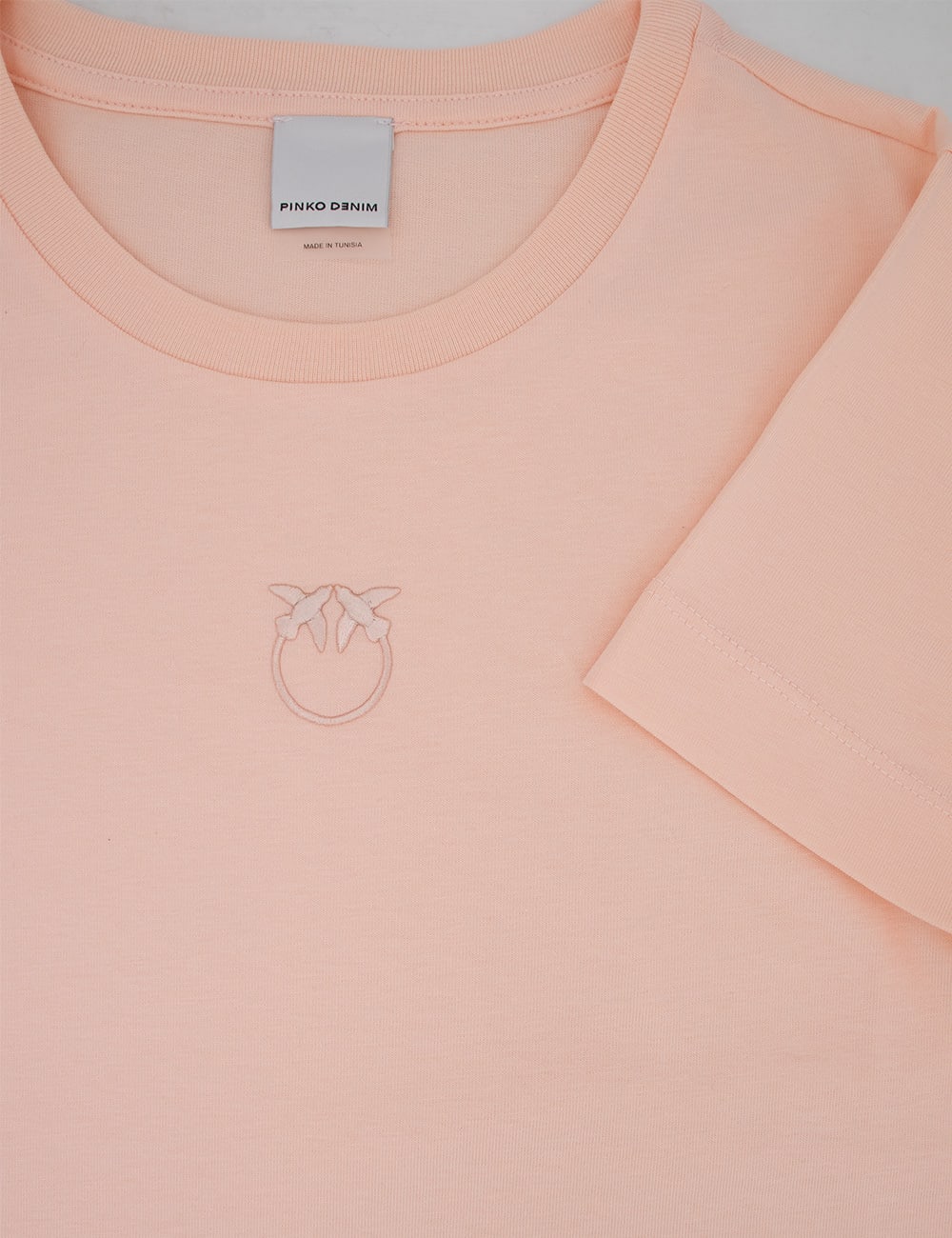 Shop Pinko Bussolotto T-shirt Jersey In Rosa-castano