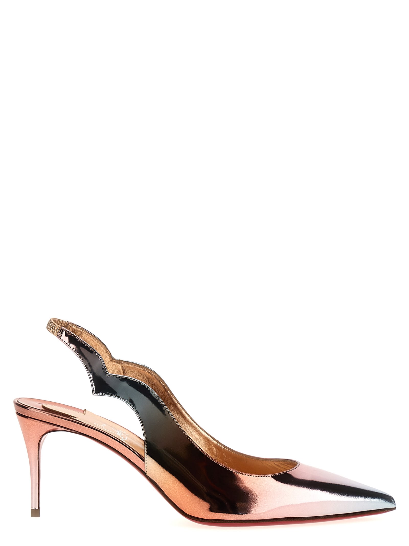 Shop Christian Louboutin Hot Chick Slingbacks In Multicolor