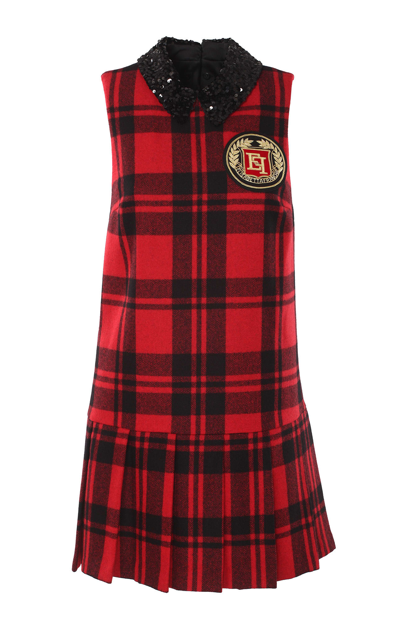 Shop Elisabetta Franchi Dresses In Tartan