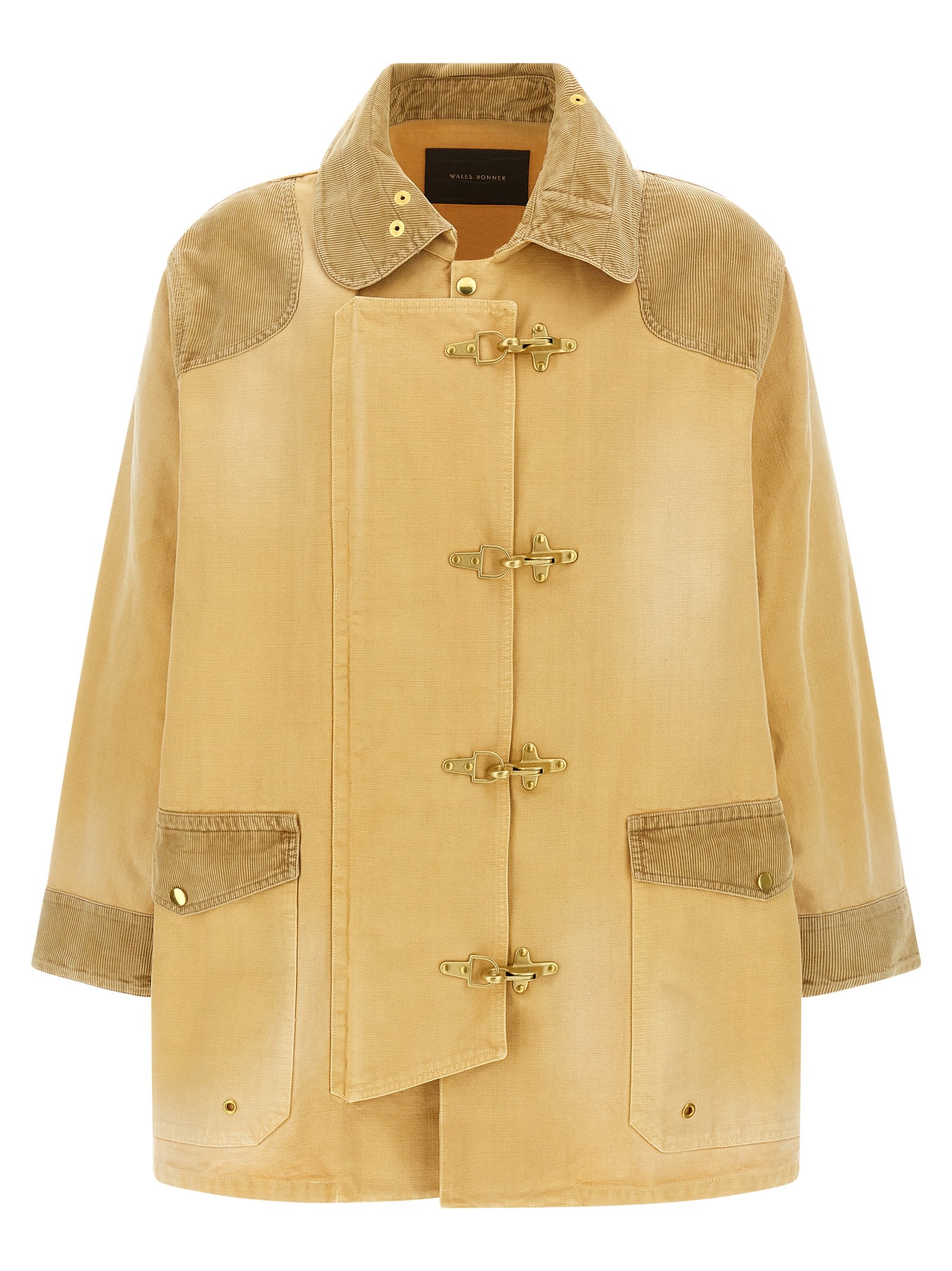 Wales Bonner Sierra Coat In Yellow