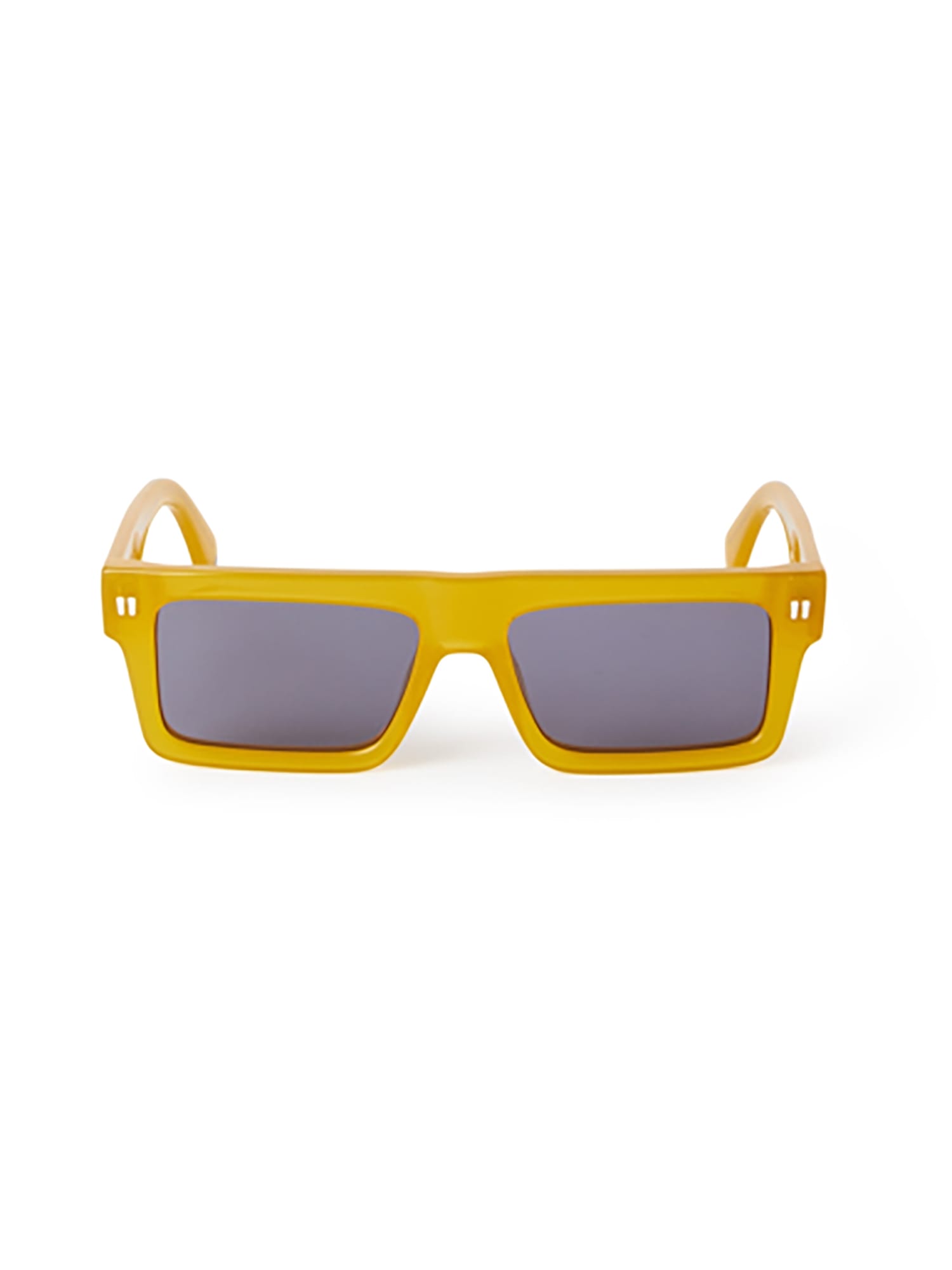 Off-white Oeri13z Chandler Sunglasses Eyewear In Yellow Dark Grey