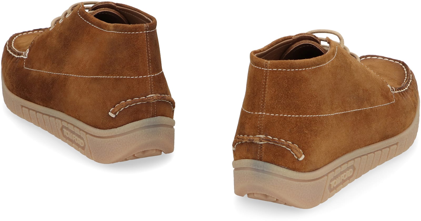 Tom Ford Suede Desert-boots In Camel