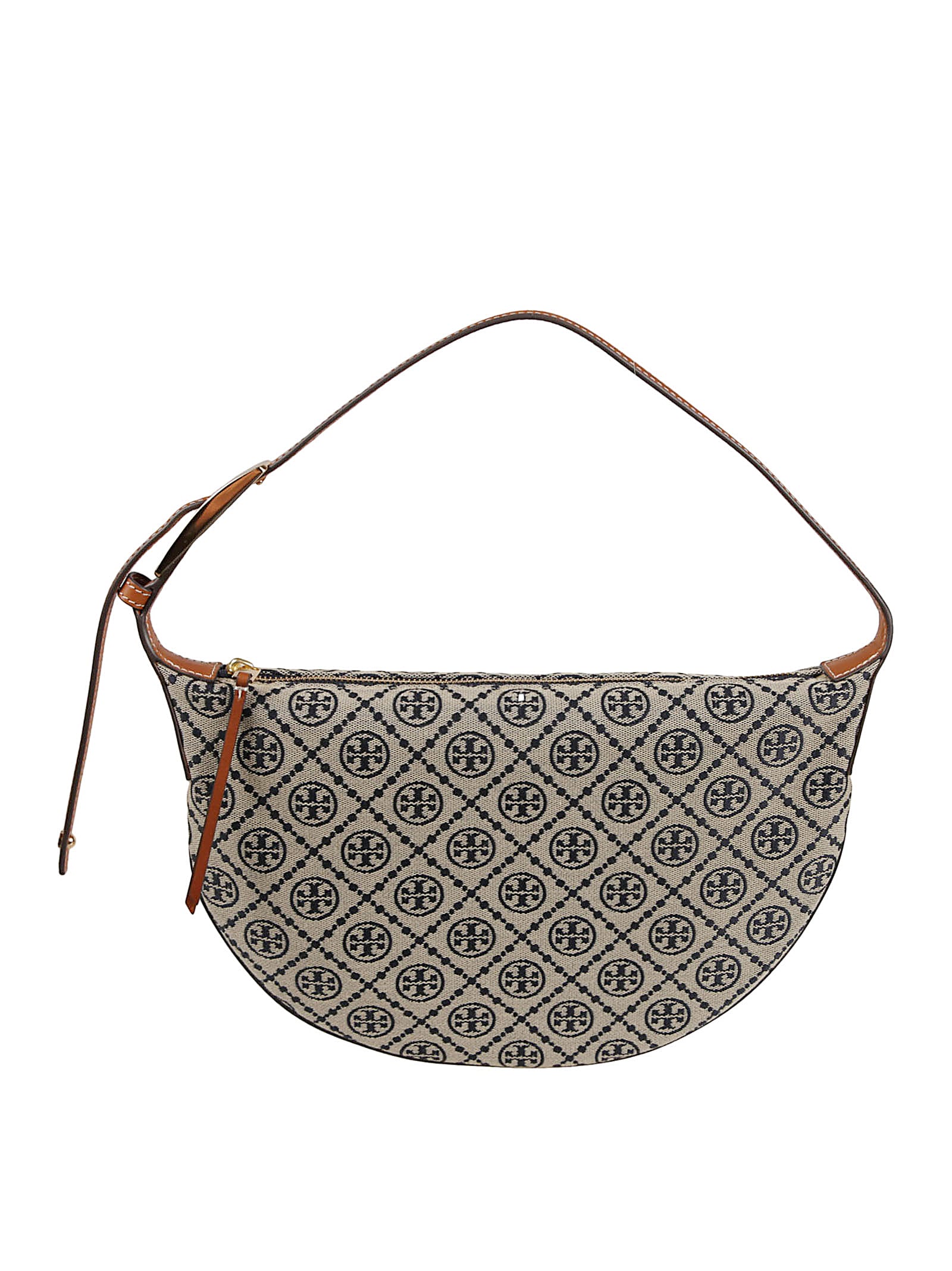 Tory Burch Small T Monogram Balloon Bag In Blue