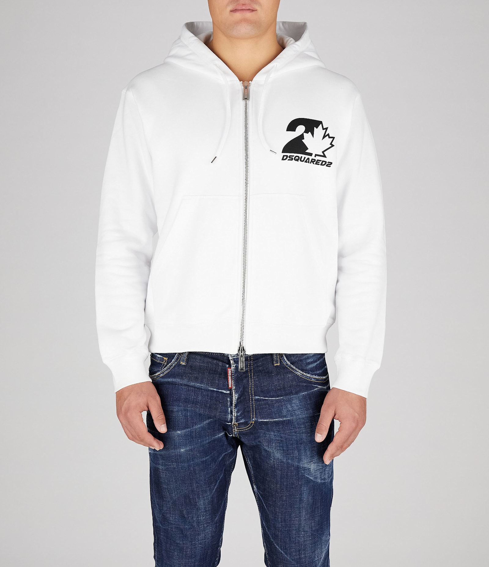 Shop Dsquared2 Sweatshirt In White