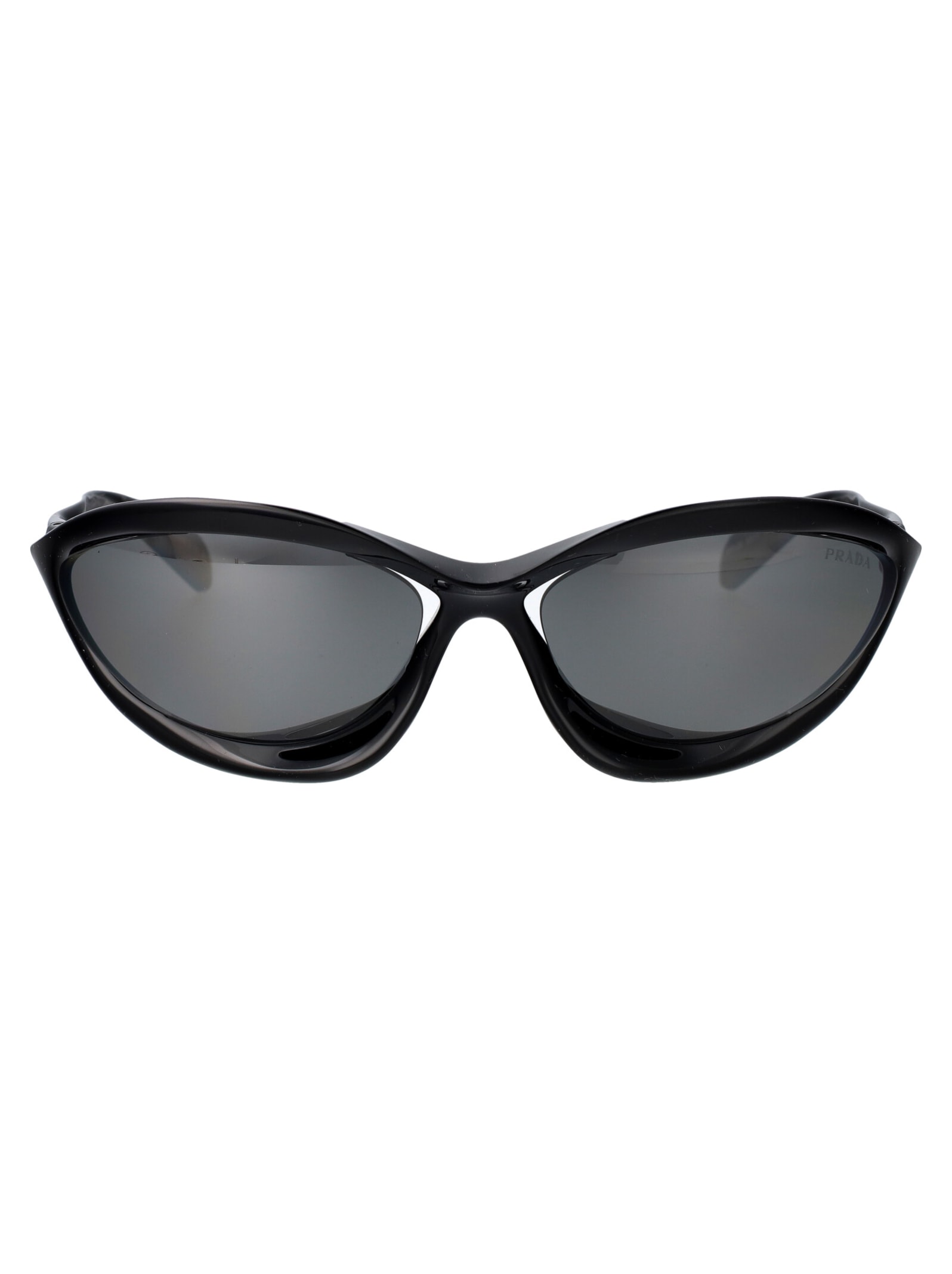 Shop Prada 0pr A23s Sunglasses In 1ab5s0 Black