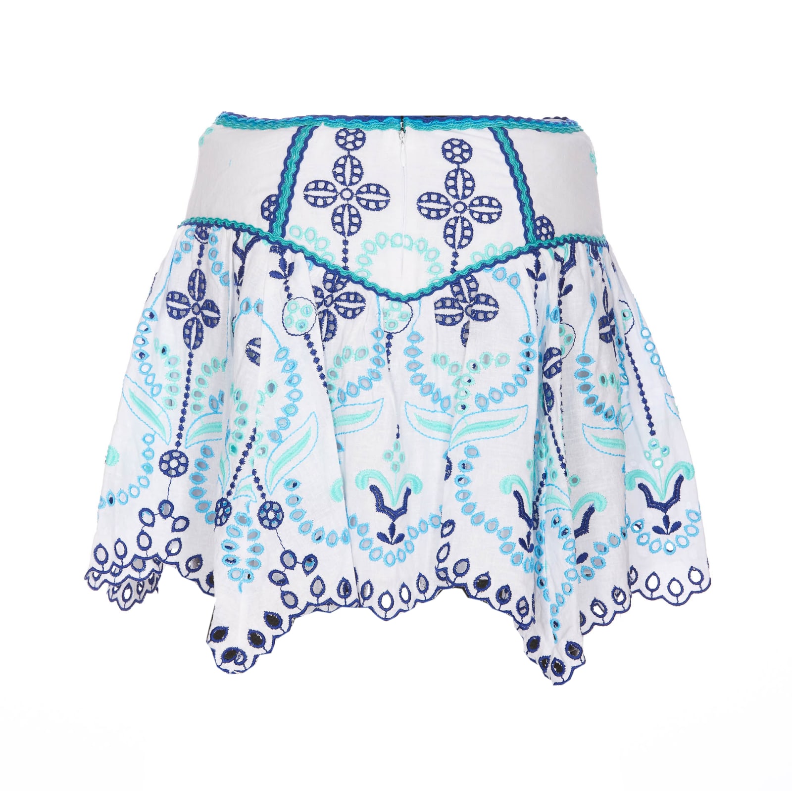 Shop Charo Ruiz Pauline Short Skirt In Blue
