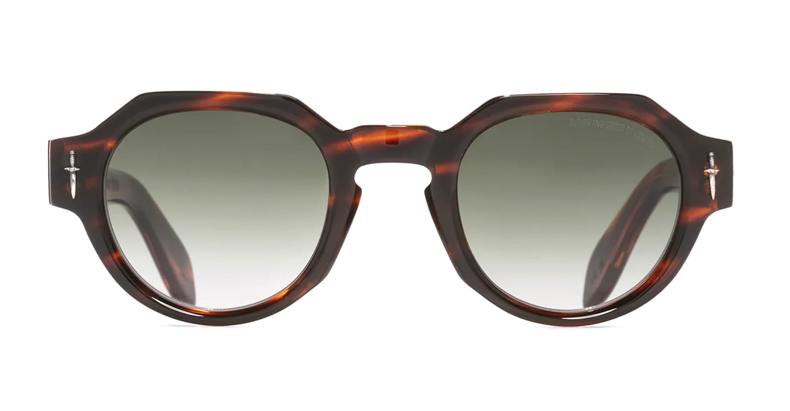 Cutler And Gross The Great Frog - Lucky Diamond I - Havana Sunglasses In Black
