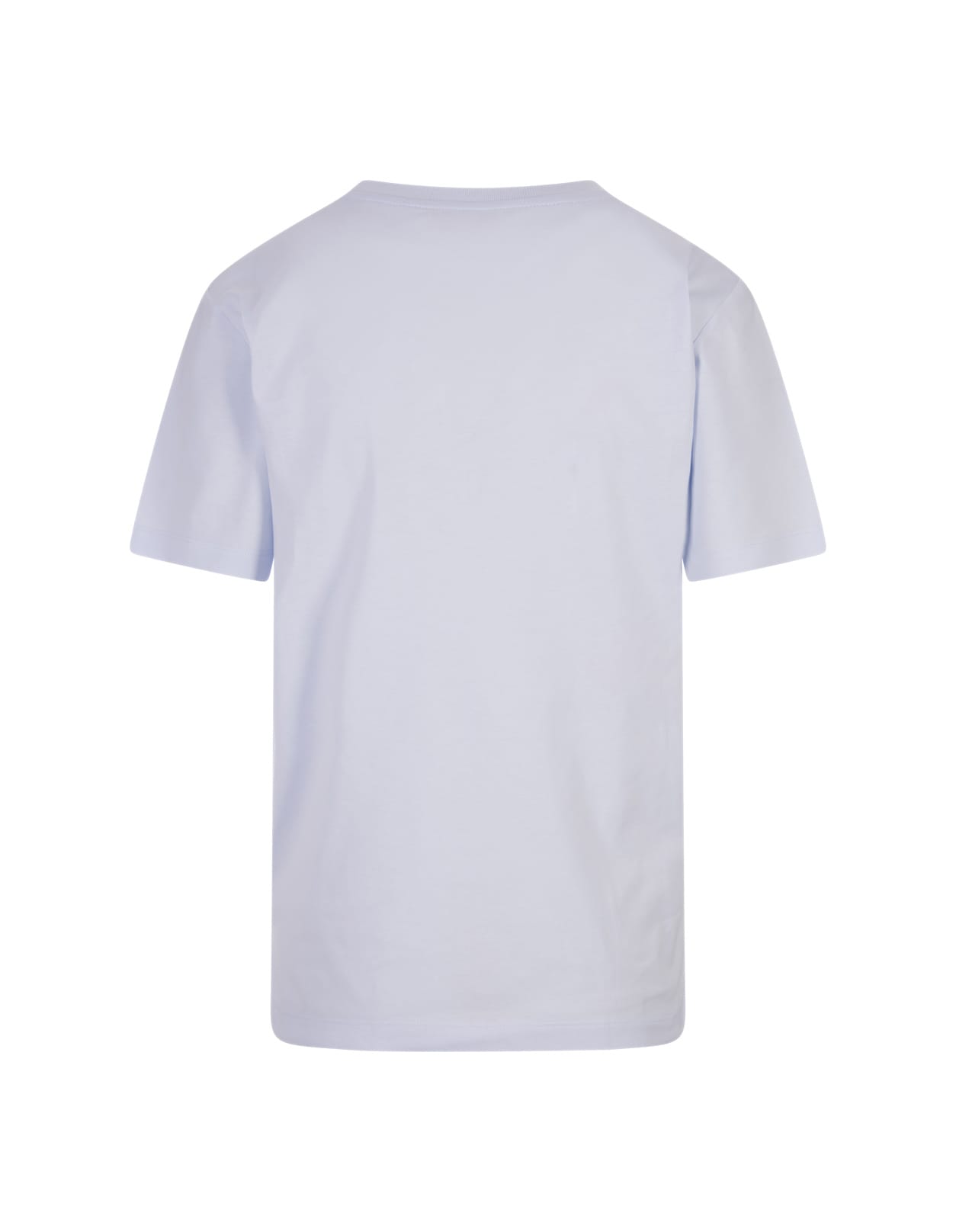 Shop Marni Light Blue T-shirt With  Stitching