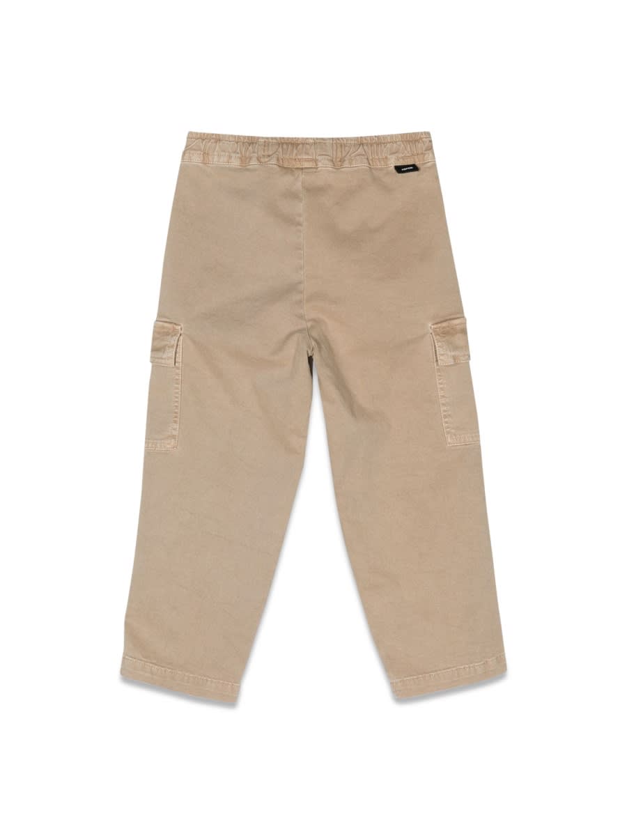 Aspesi Cargo Cotton Trousers In Beige