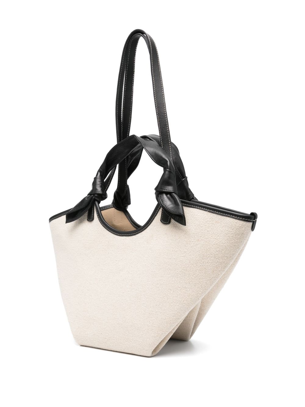 Hereu Fonol Small Canvas Tote In Black