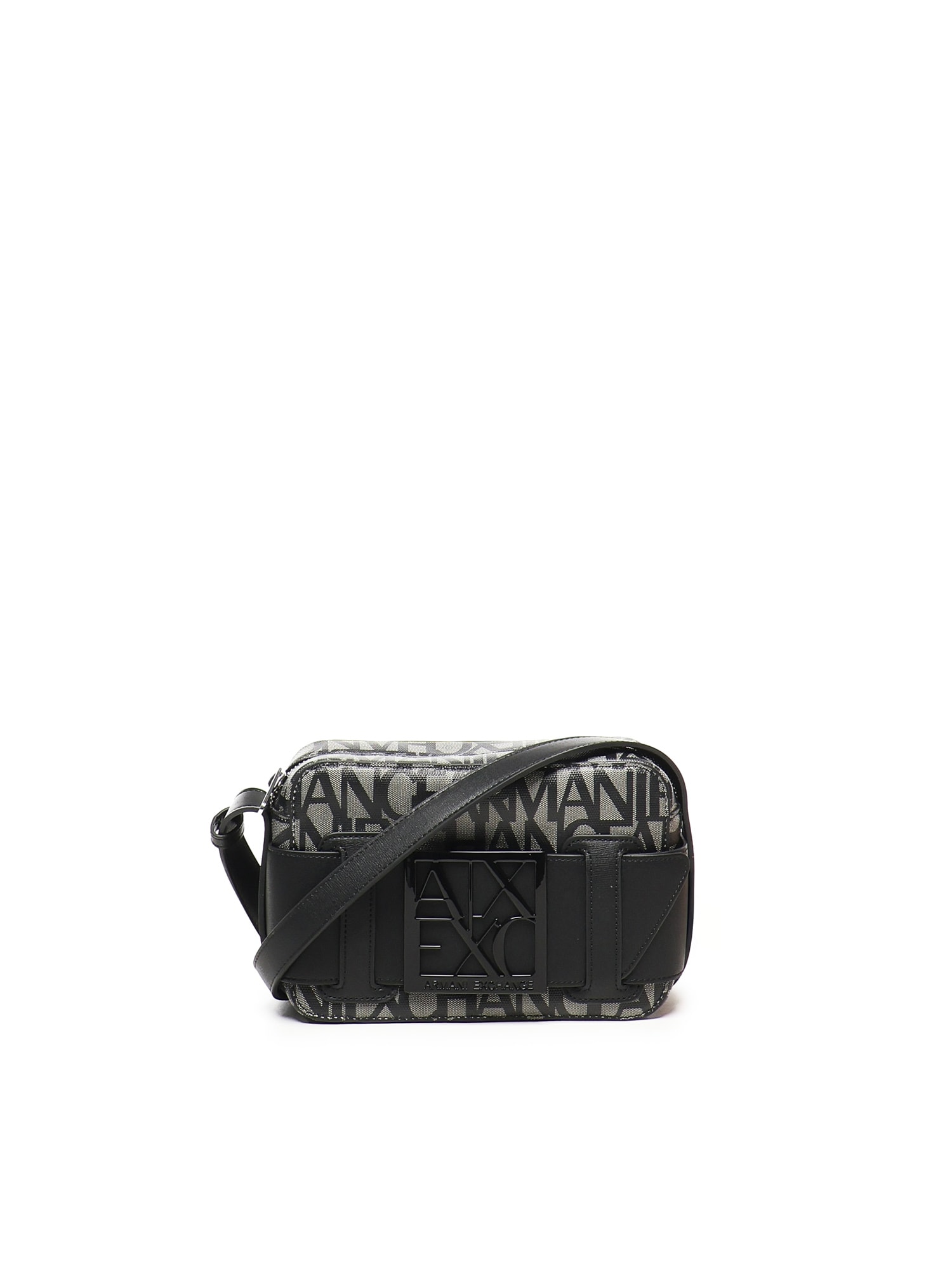 Armani Collezioni Camera Case Logo All-over In Black