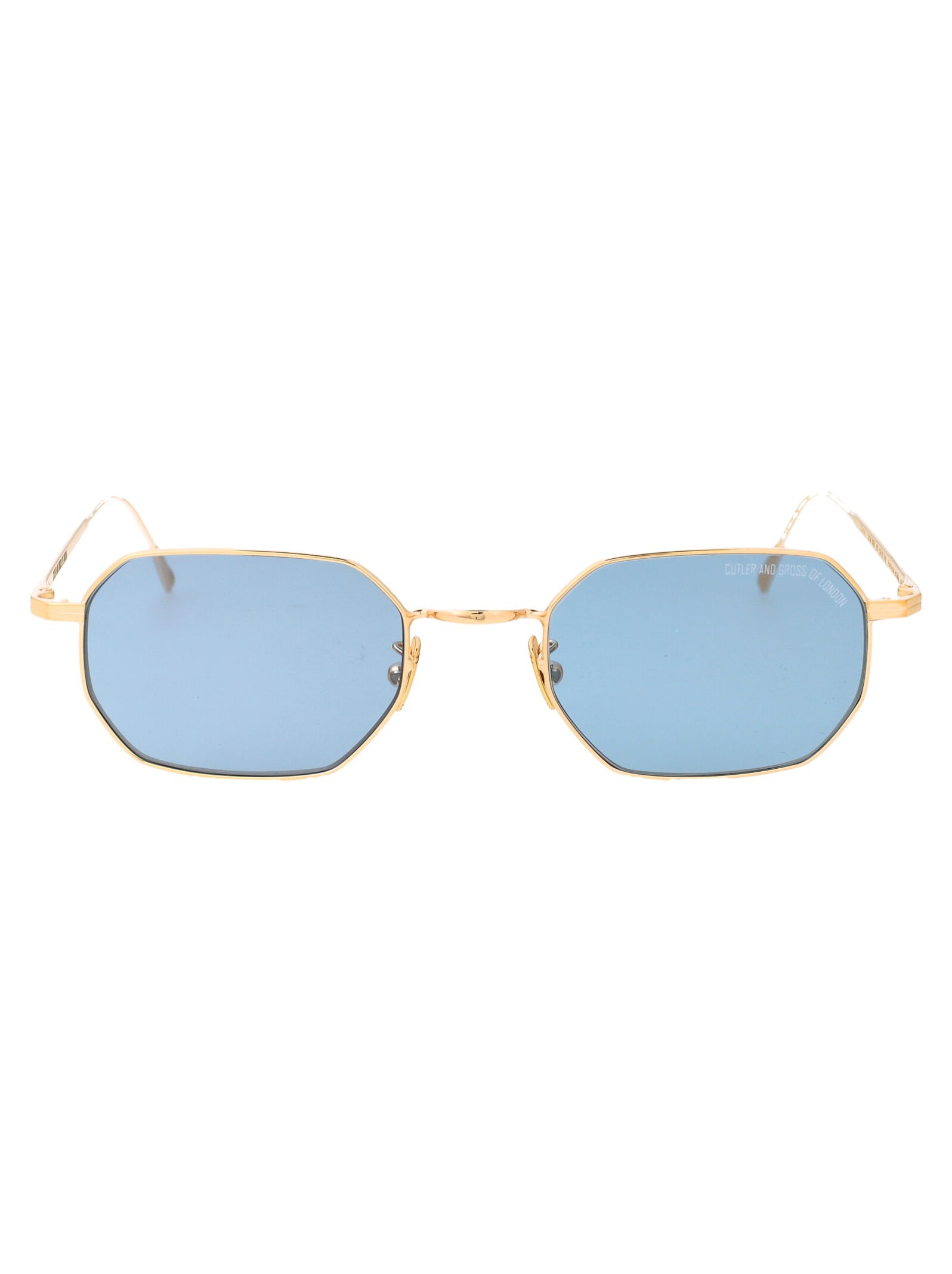 Shop Cutler And Gross 0005 Sunglasses In Gold