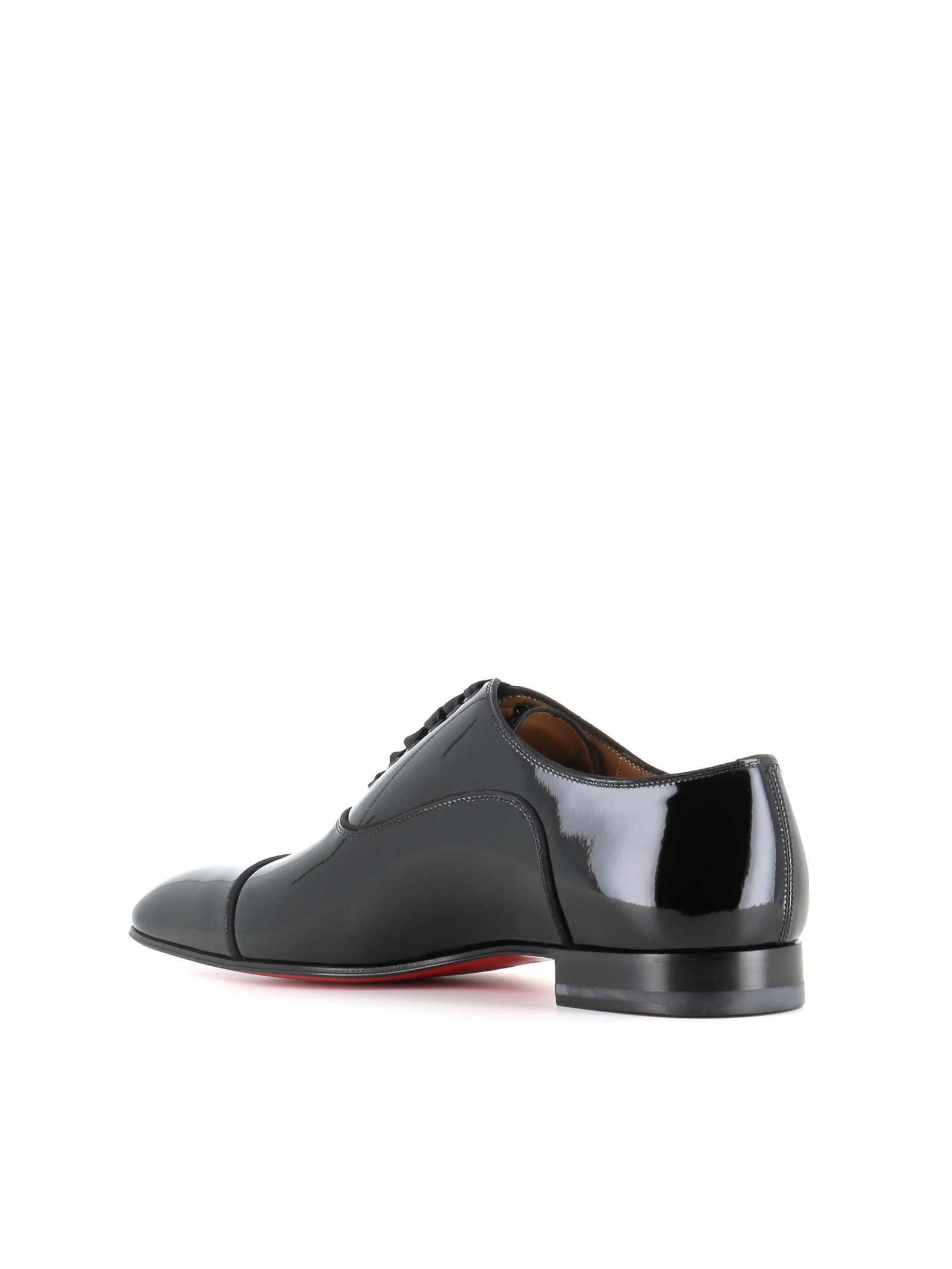 Christian Louboutin Oxford Greggo Flat In Black