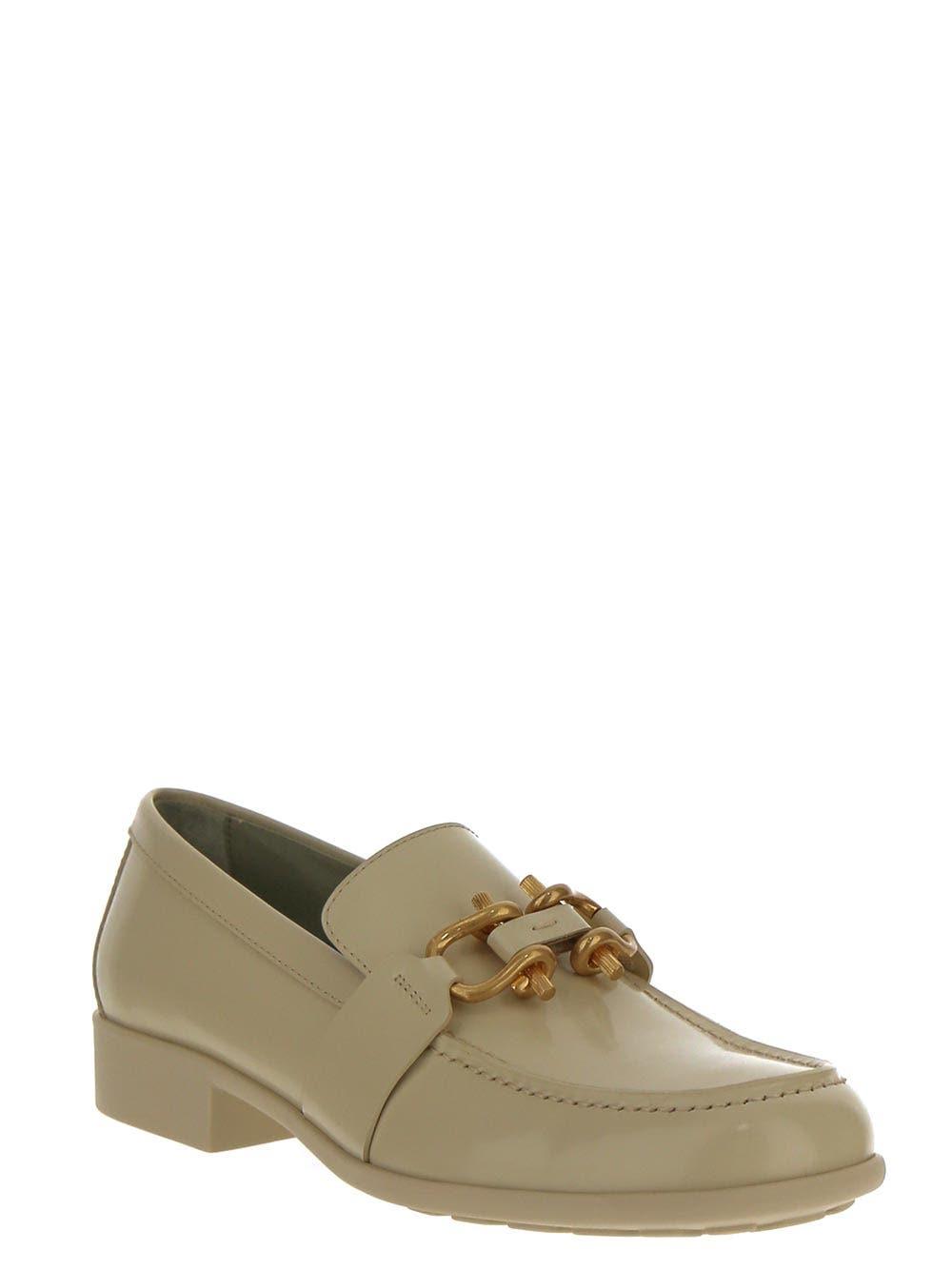 Shop Bottega Veneta Monsieur Loafer In White