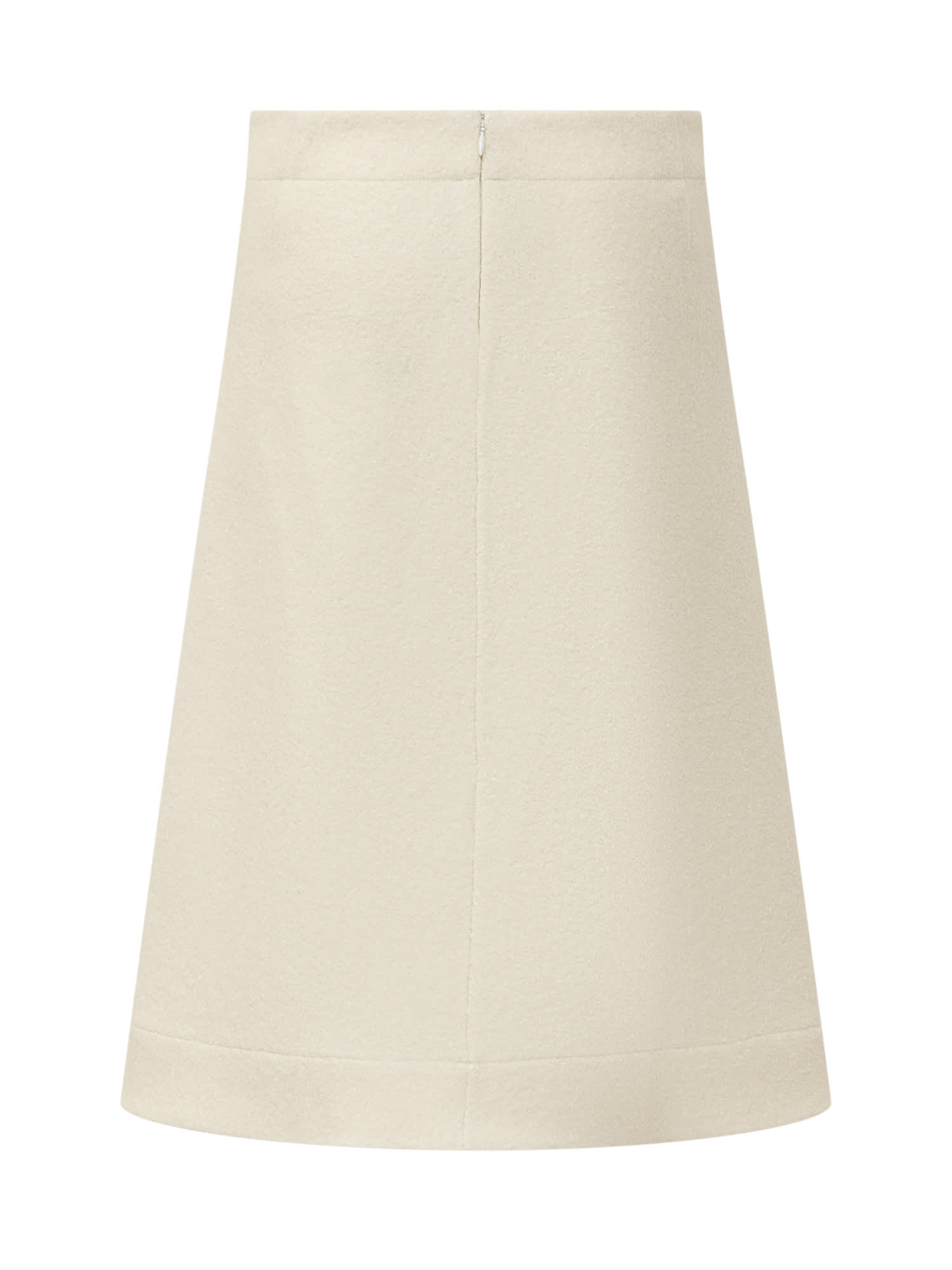 Shop Jil Sander Skirt In Natural