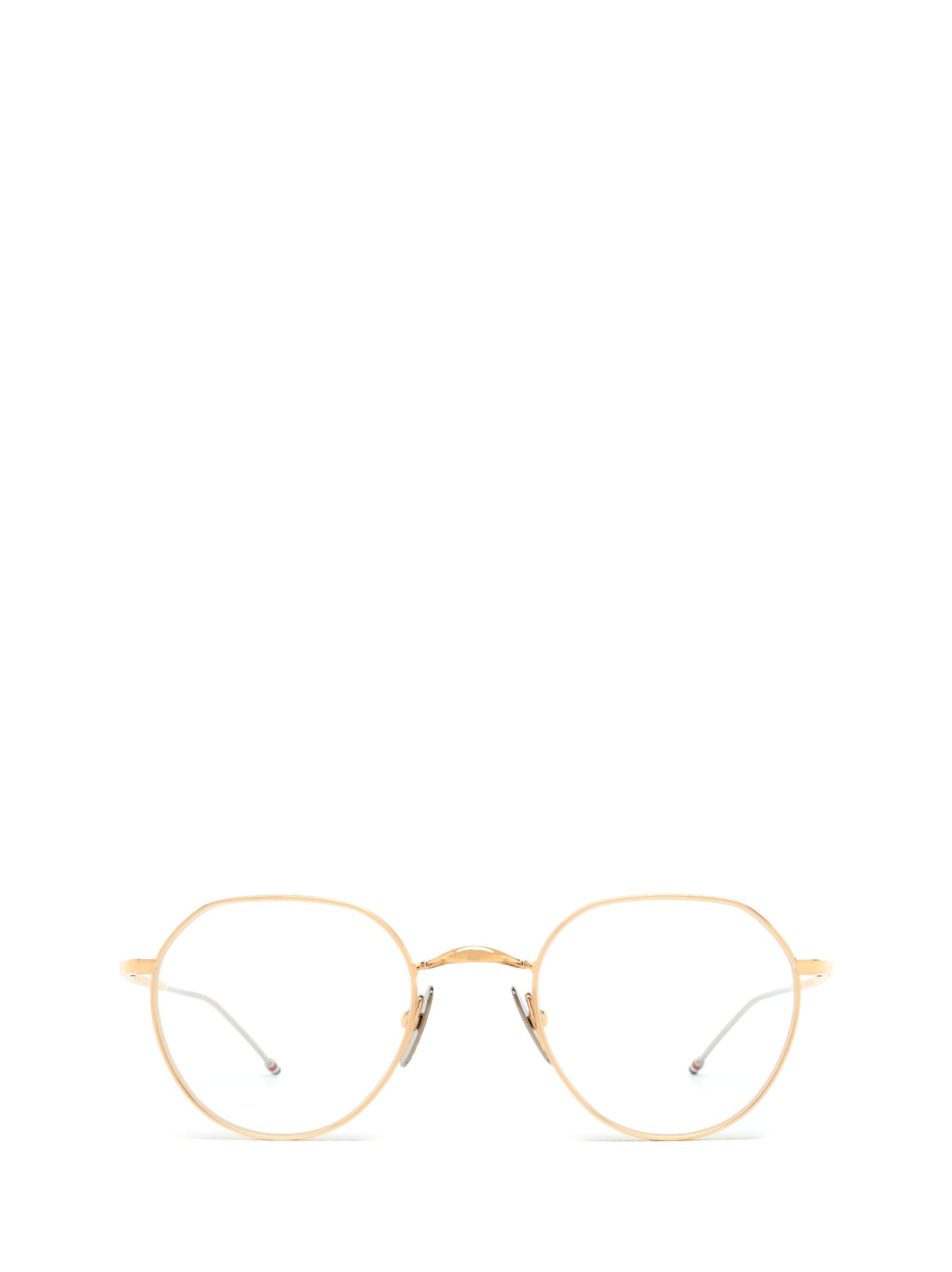 Thom Browne Ueo914a White Gold Glasses