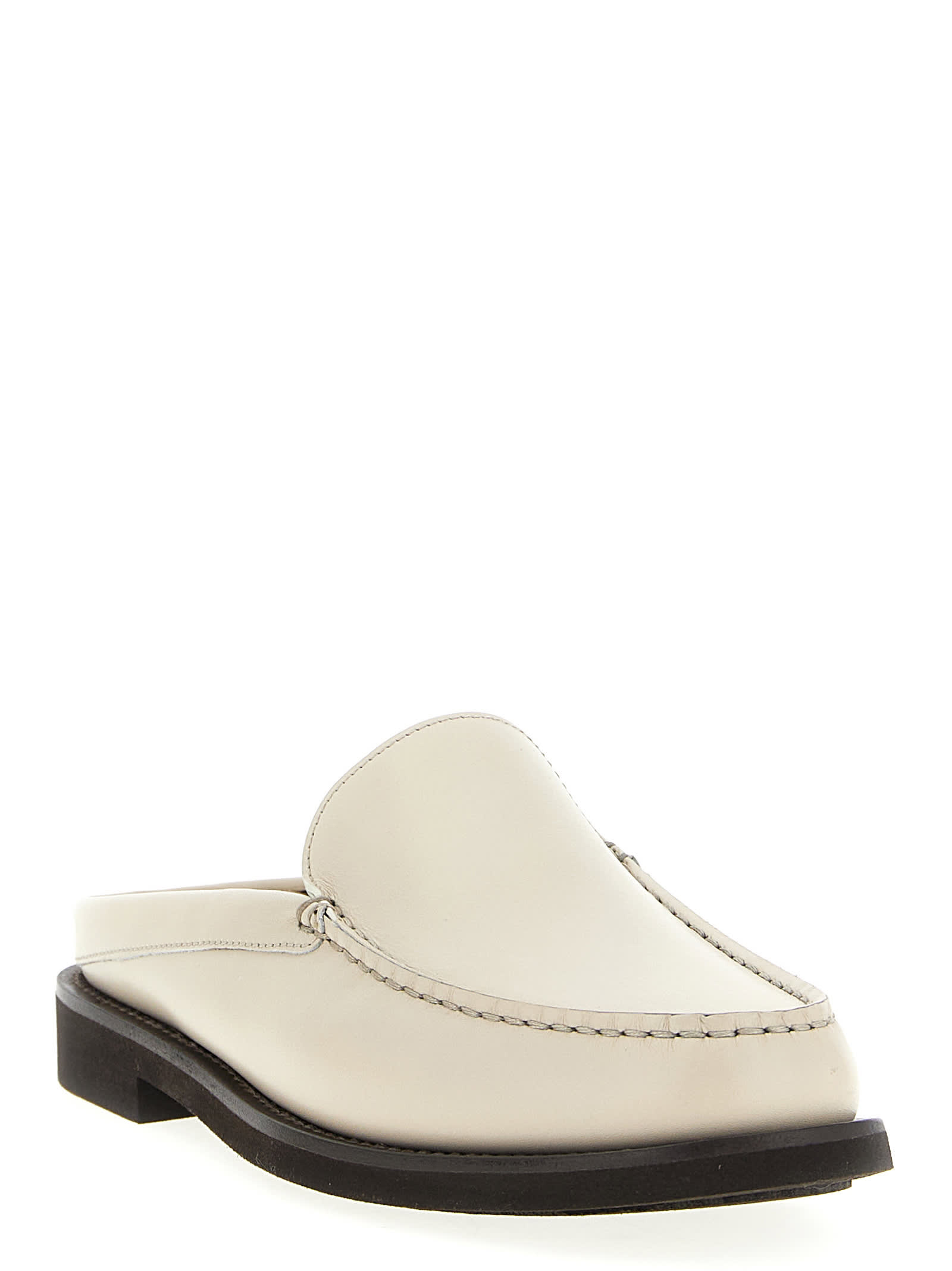 Brunello Cucinelli Loafers Sabots In White