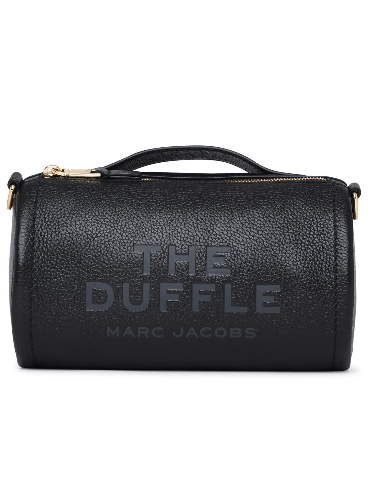 Marc Jacobs Black Leather Duffle Bag