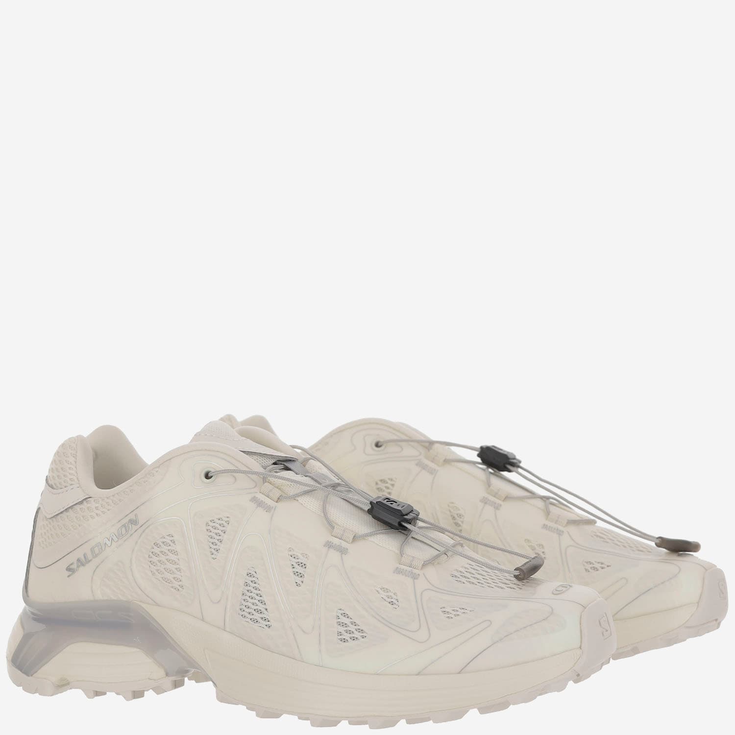 Salomon Xt-whisper Void Panelled Mesh Sneakers In White