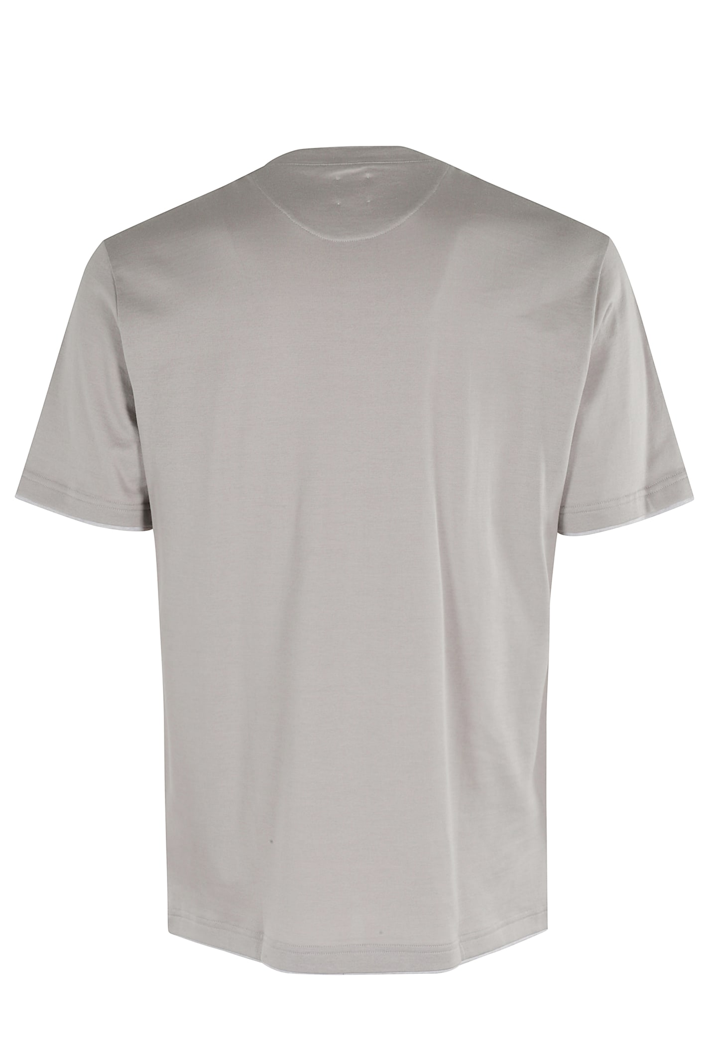 Eleventy Tshirt Bordini In Gray