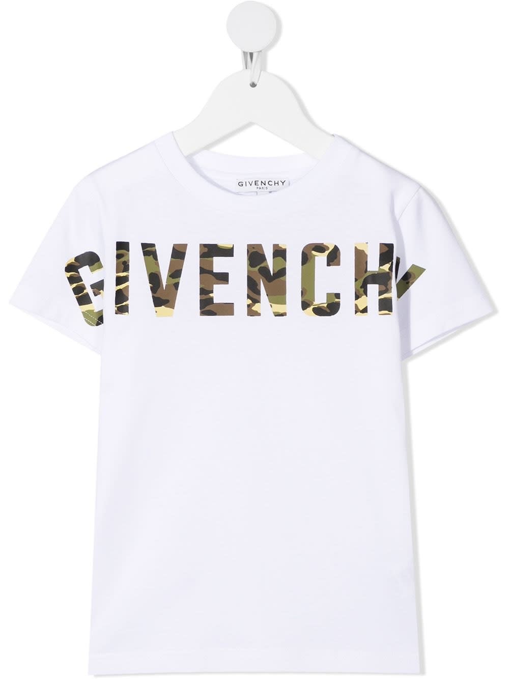 Givenchy Camouflage Logo Print T-shirt