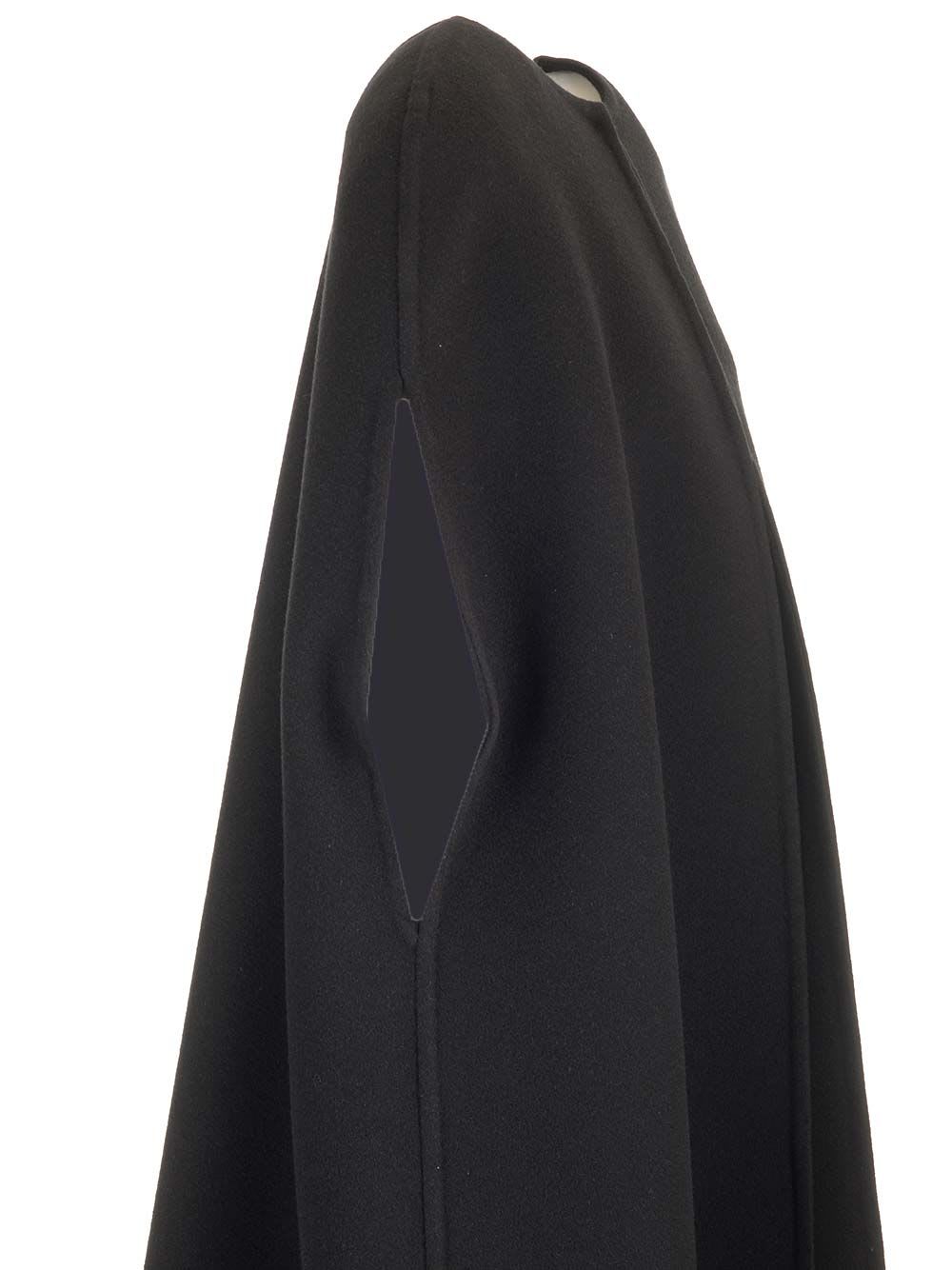 Shop Valentino Cachemire Cape In Black