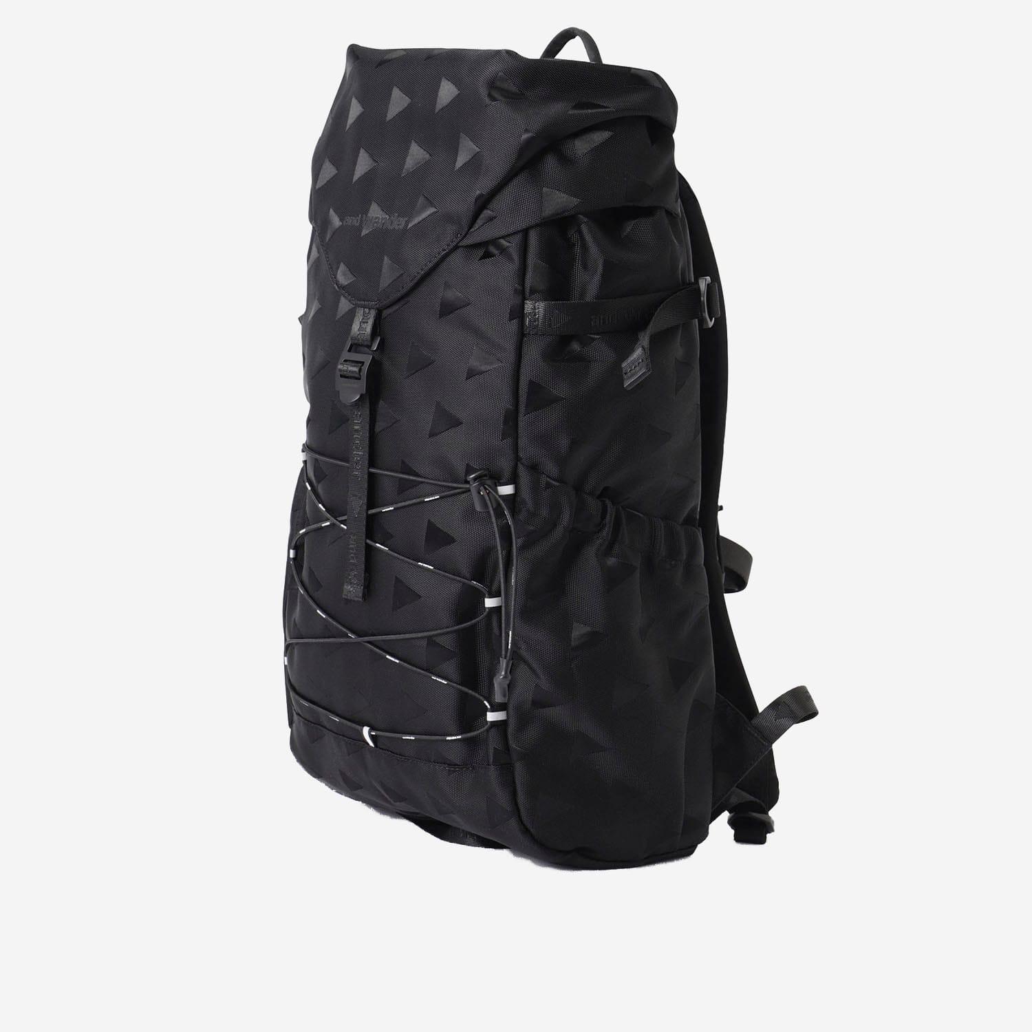 And Wander Nylon Backpack With Logo In Black