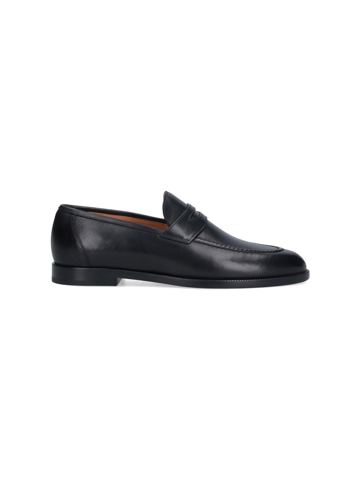 Loro Piana Sergio Walk Leather Loafer In Black