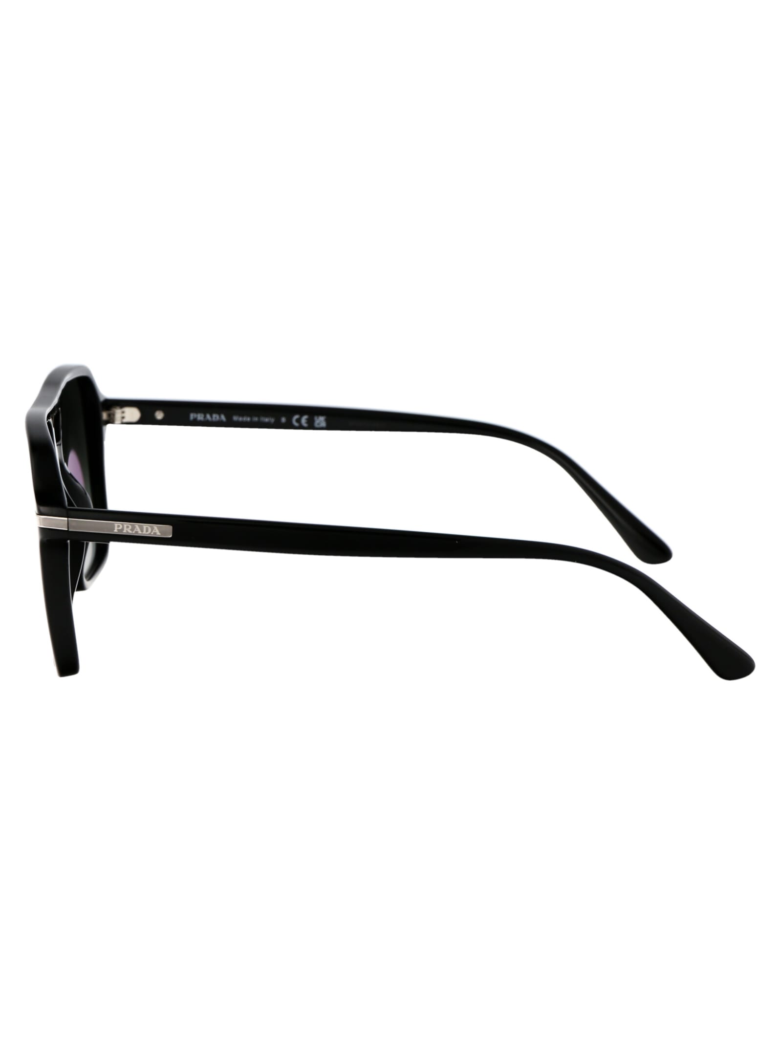 Shop Prada 0pr 20ys Sunglasses In 1ab06t Black