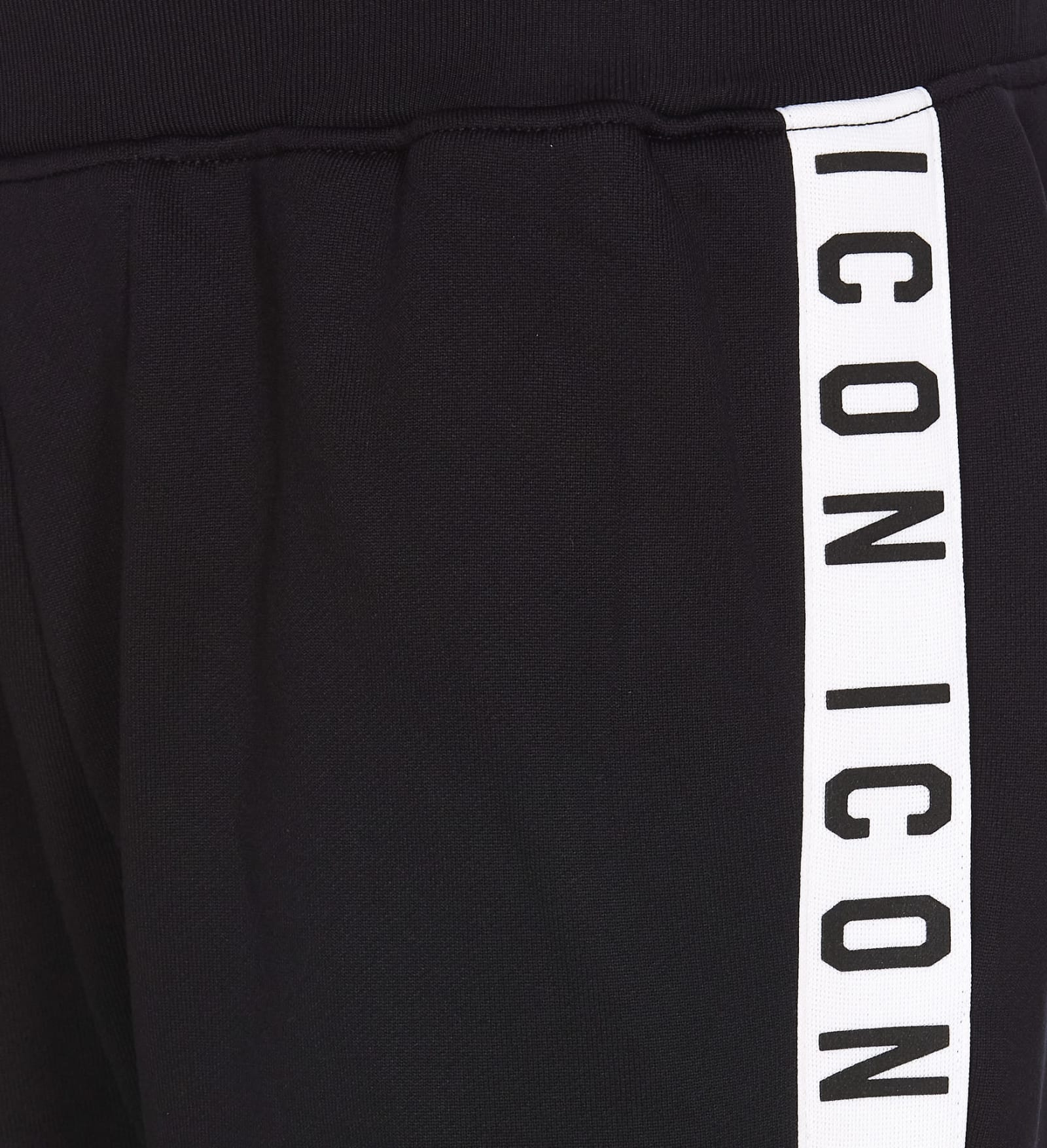 Shop Dsquared2 Be Icon Track Pants In Black