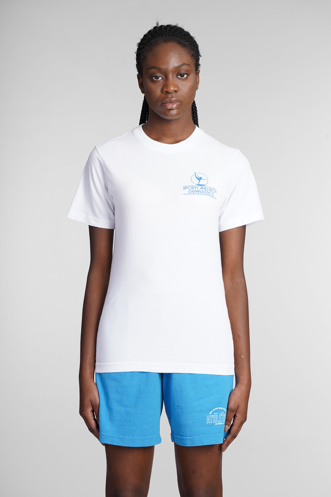 Sporty & Rich T-shirt In White Cotton