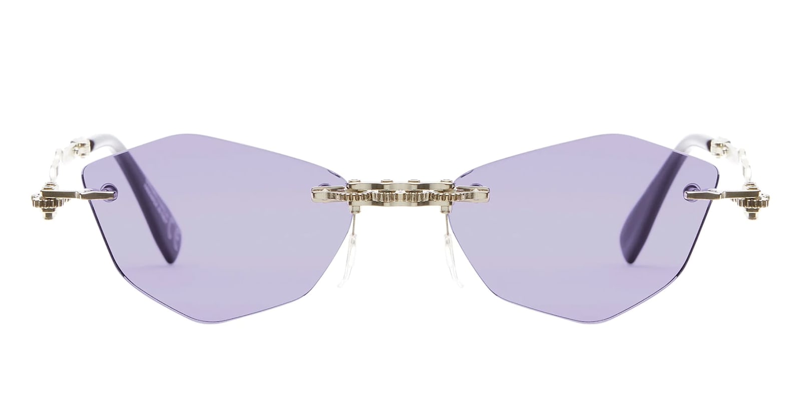 Kuboraum Mask H48 Lg - Light Gold Sunglasses