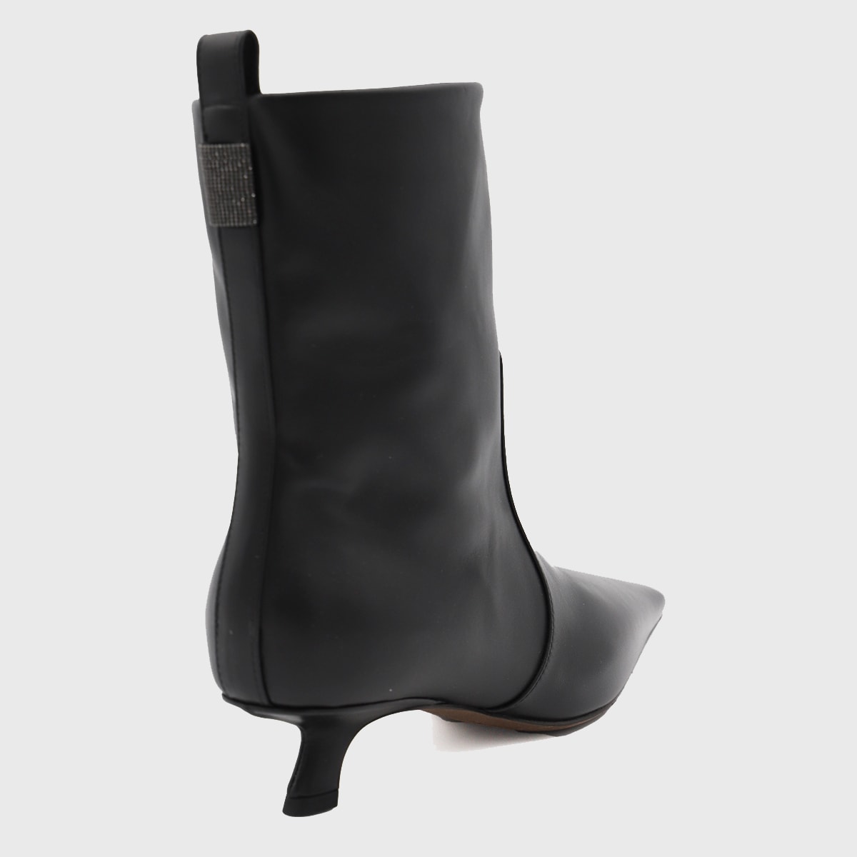 Shop Brunello Cucinelli Black Leather Boots