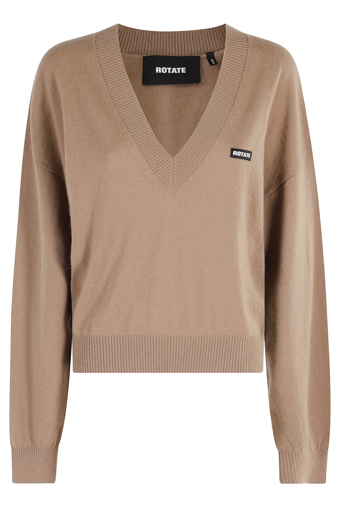 Rotate Birger Christensen Rotate Knit V-neck Sweater In Multi