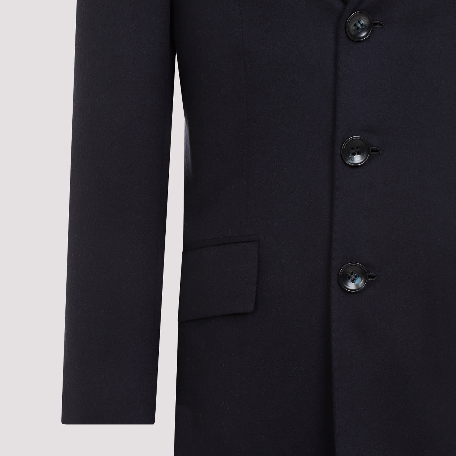 Shop Kiton Luca Caban Coat In Blu