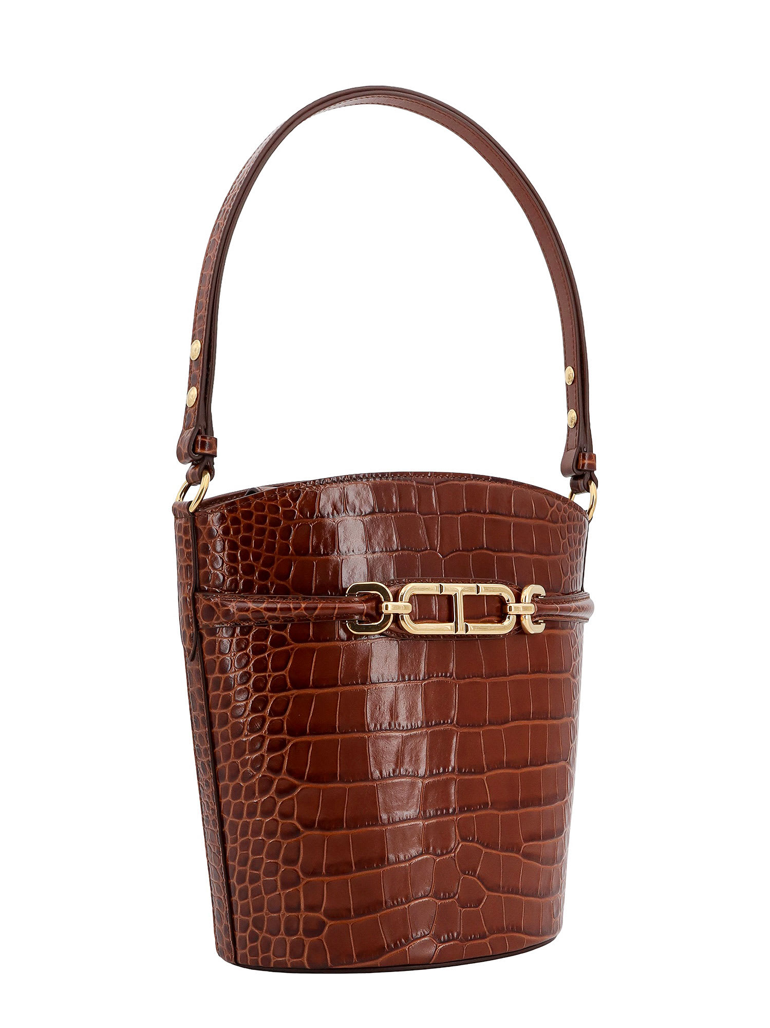 Shop Tom Ford Bucket Bag In Brown