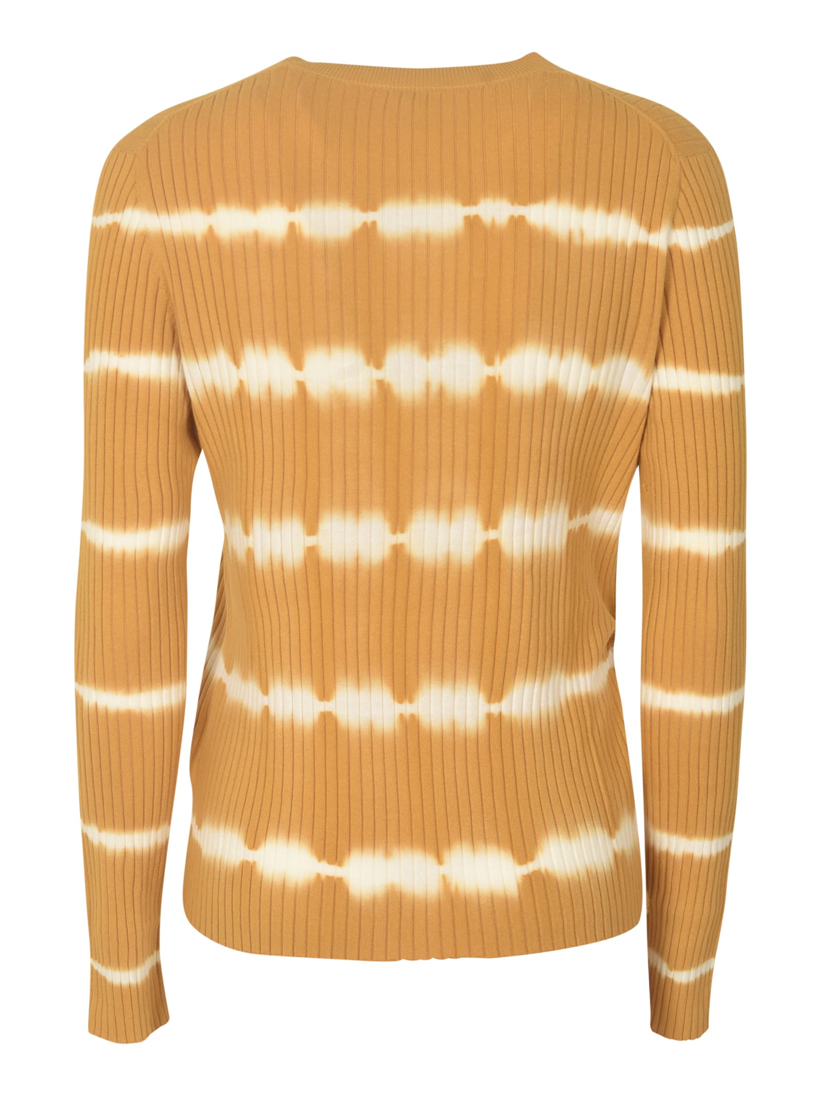 Shop Paul Smith Stripe Pattern Crewneck Sweater In Acid