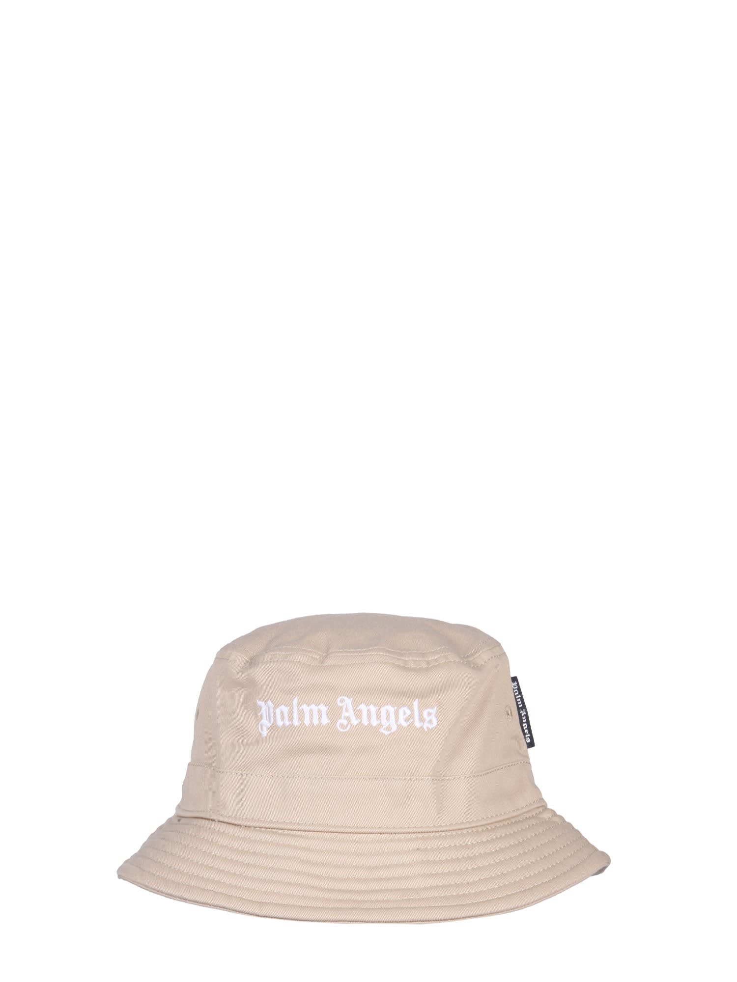 Palm Angels Bucke Hat With Embroidered Logo
