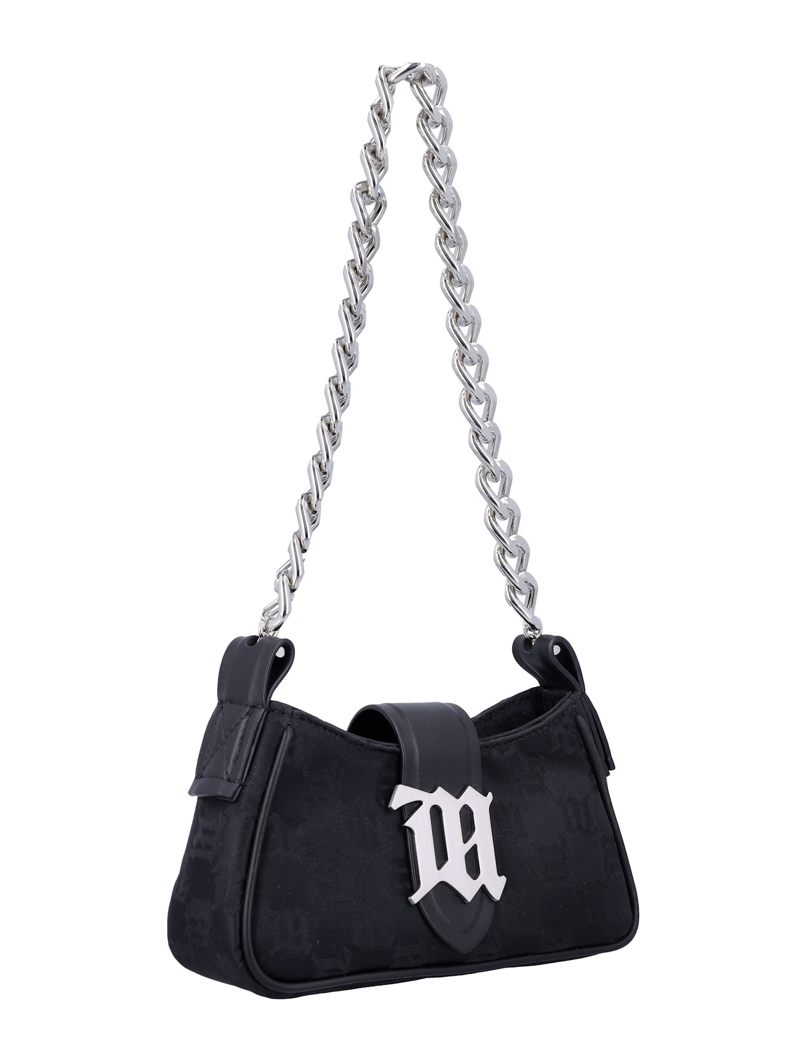 Shop Misbhv Monogram Mini Shoulder Bag In Black