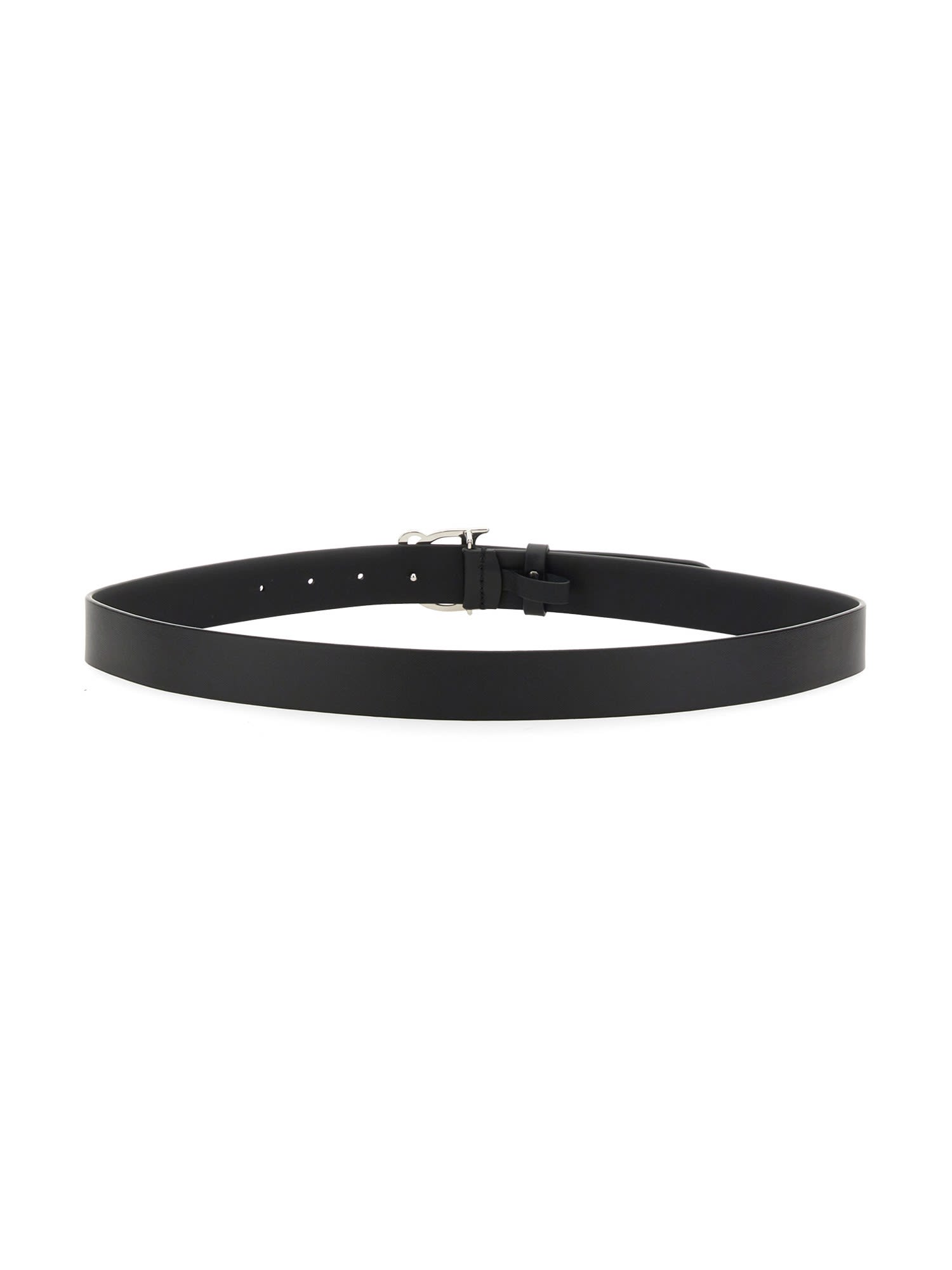 Shop Dsquared2 Belt With Logo  In Black