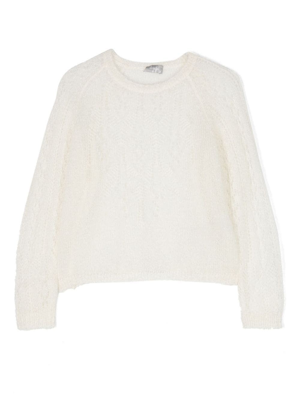 Il Gufo Kids' Sweater In White